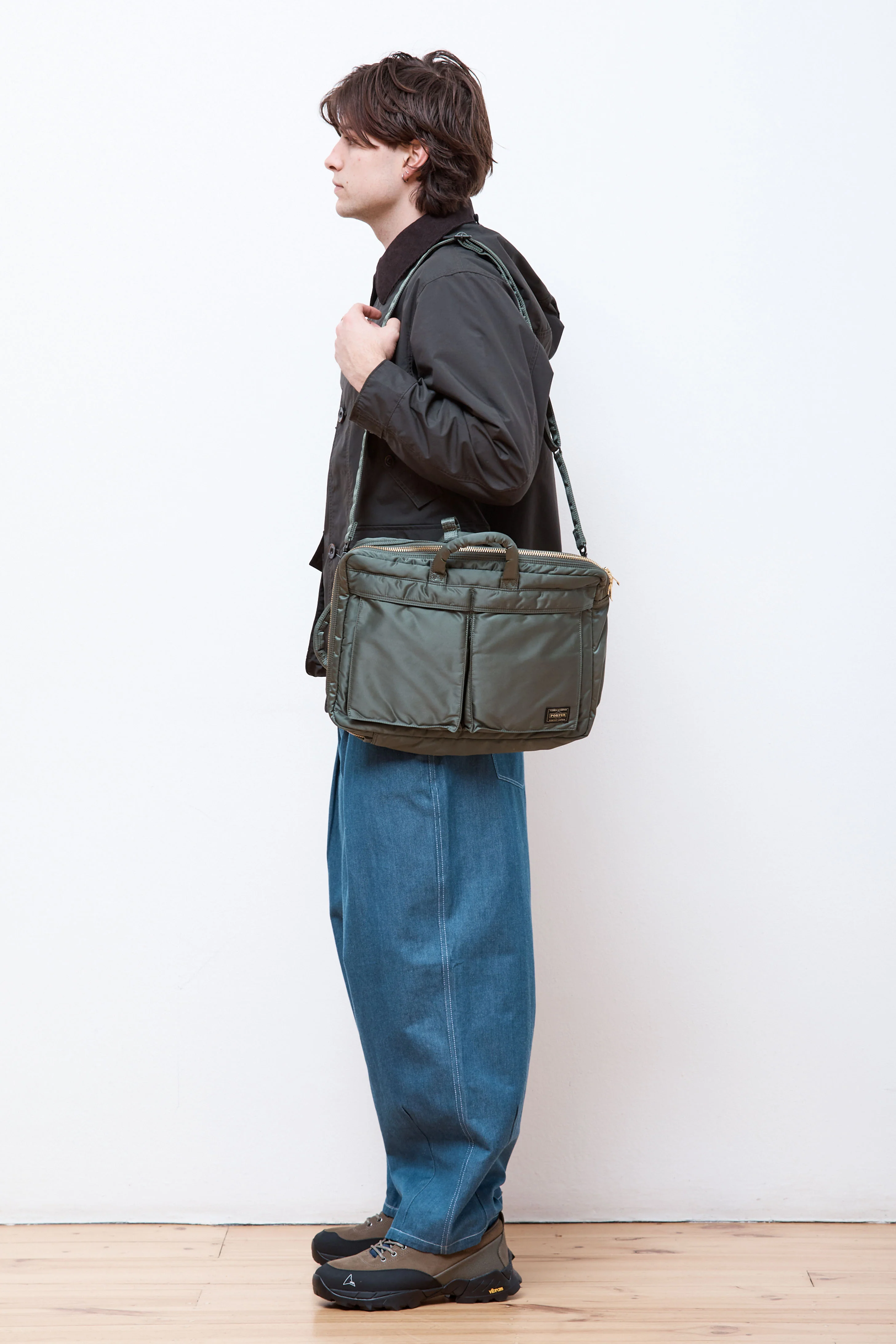 New Tanker 3Way Document Bag Sage Green - Image 10
