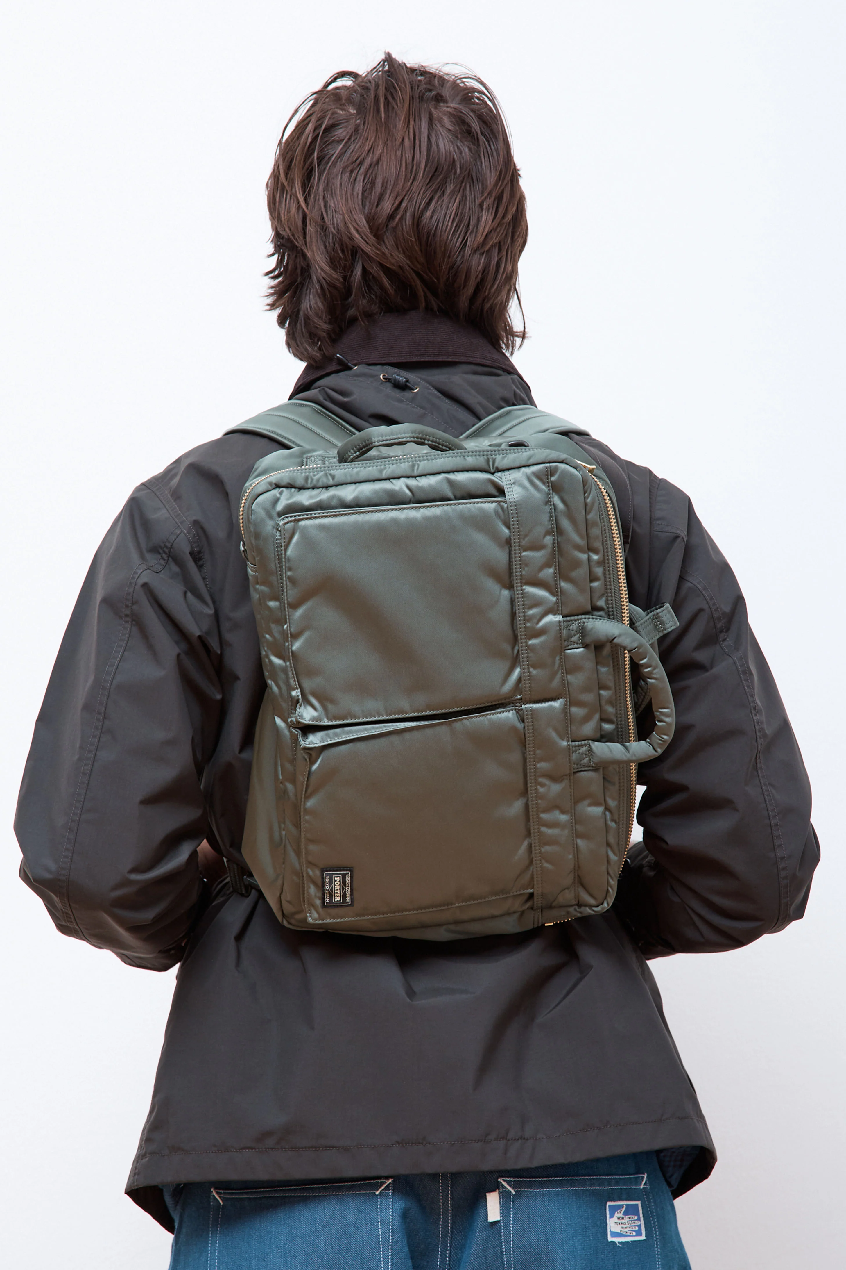 New Tanker 3Way Document Bag Sage Green - Image 6