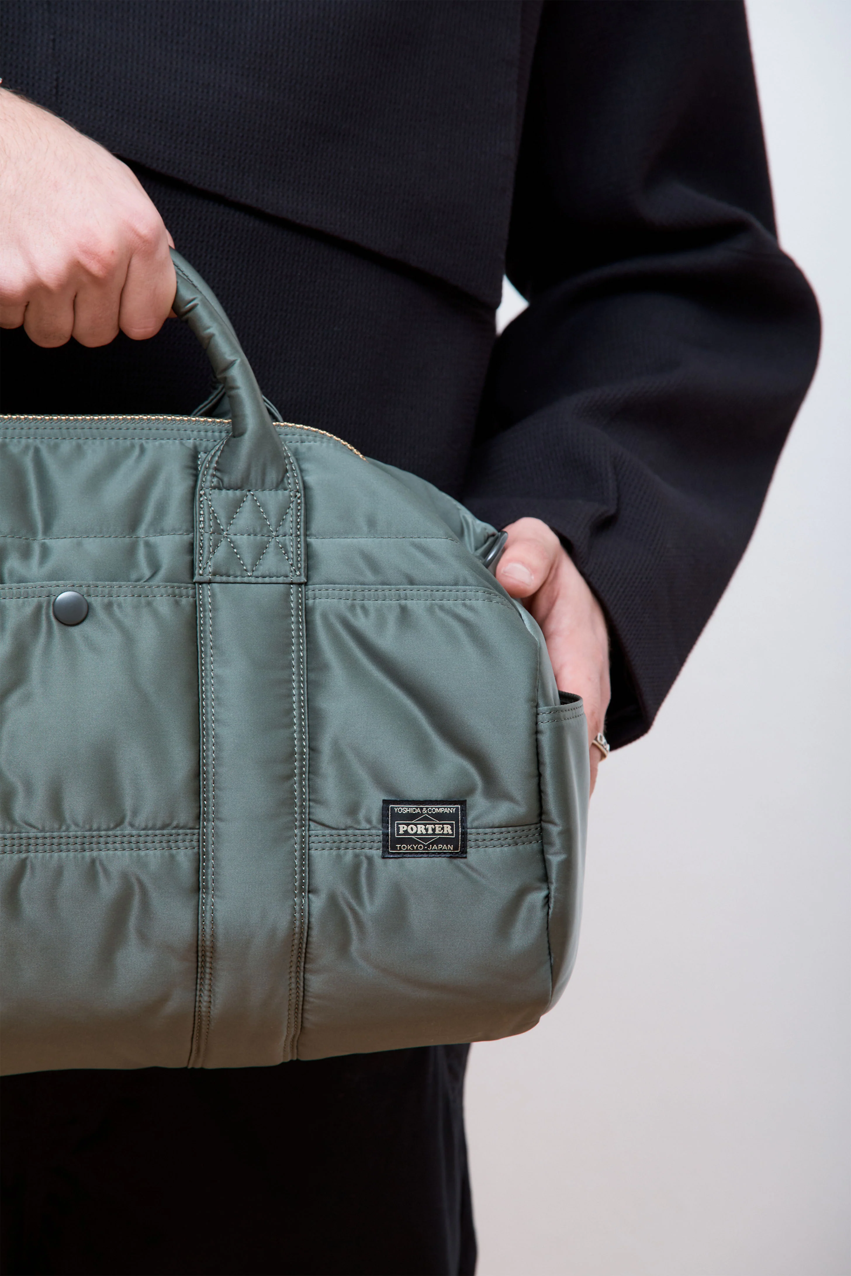 New Tanker Drum Bag Sage Green - Image 4