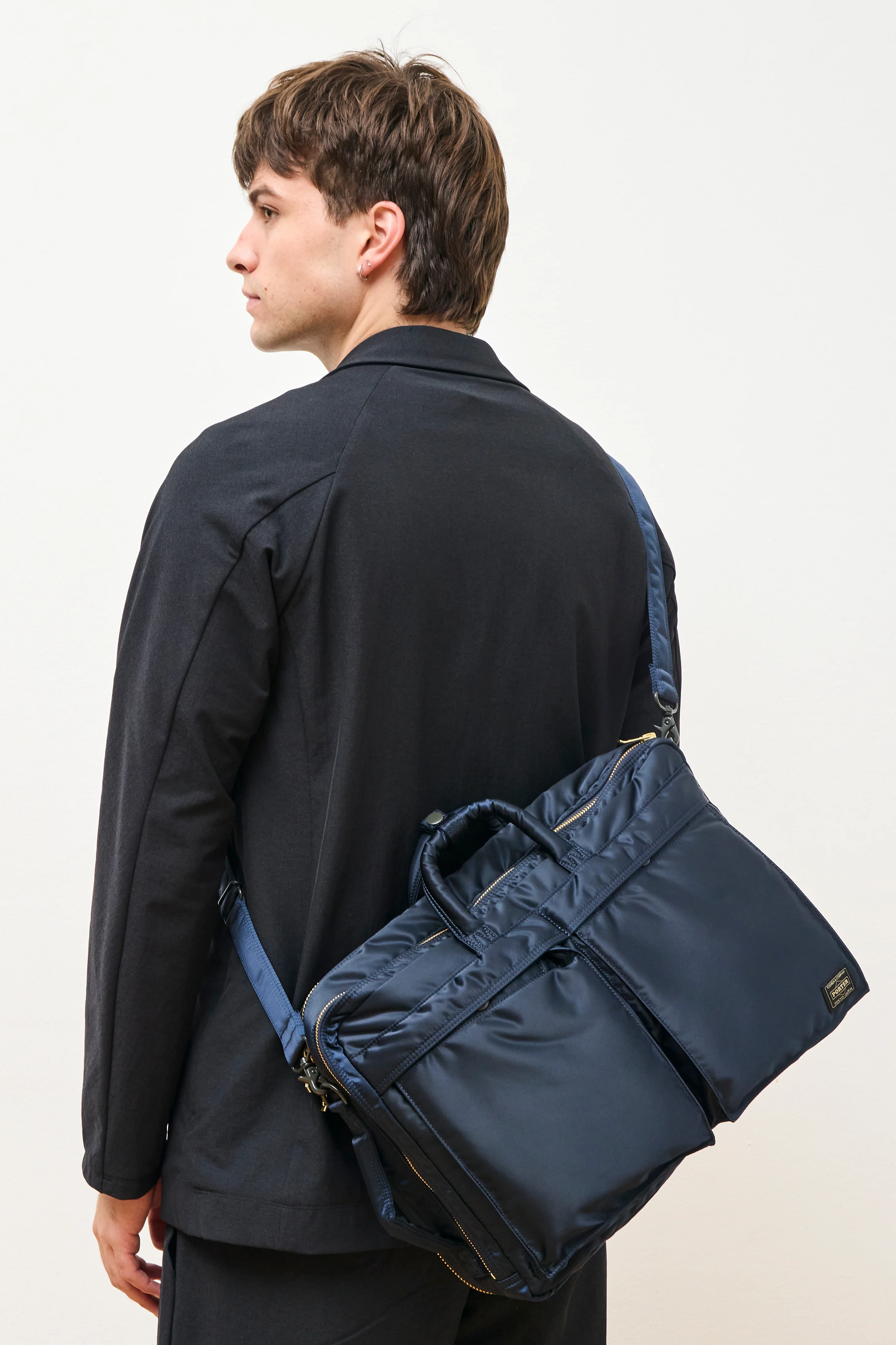 Tanker 3Way Document Bag (W-Zip) Navy - Image 10
