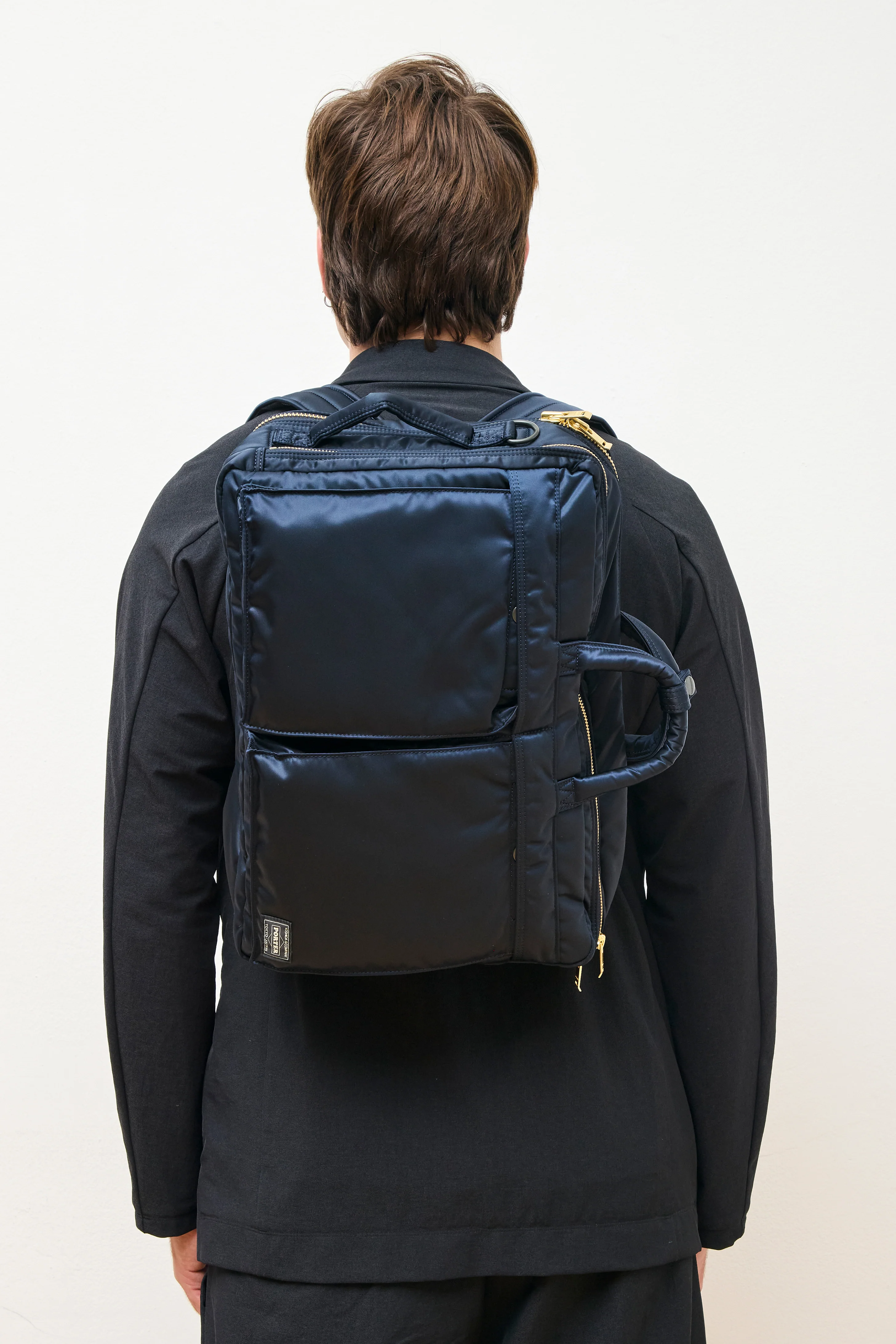 Tanker 3Way Document Bag (W-Zip) Navy - Image 3
