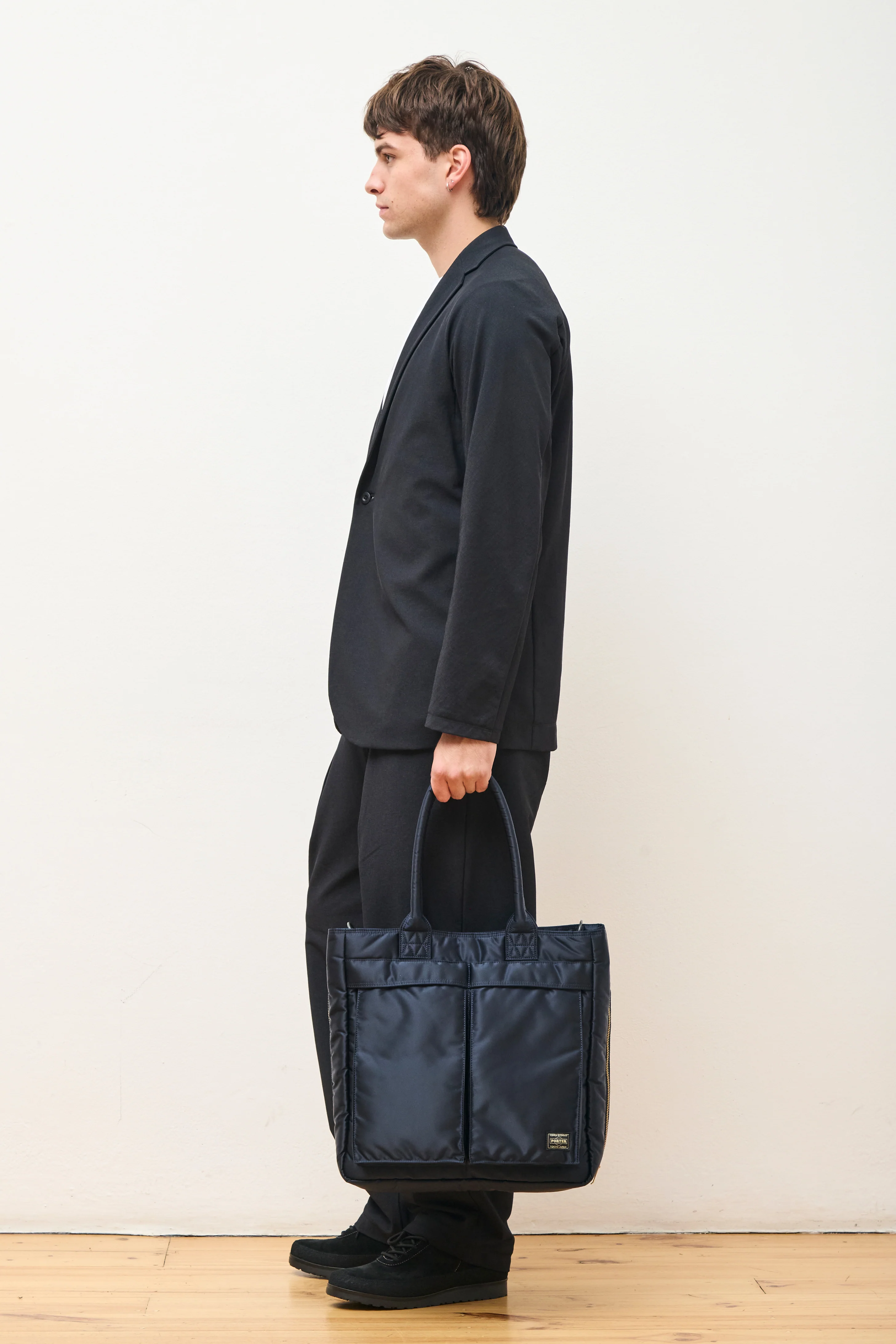 Tanker Carrying Tote Bag Navy - Image 5