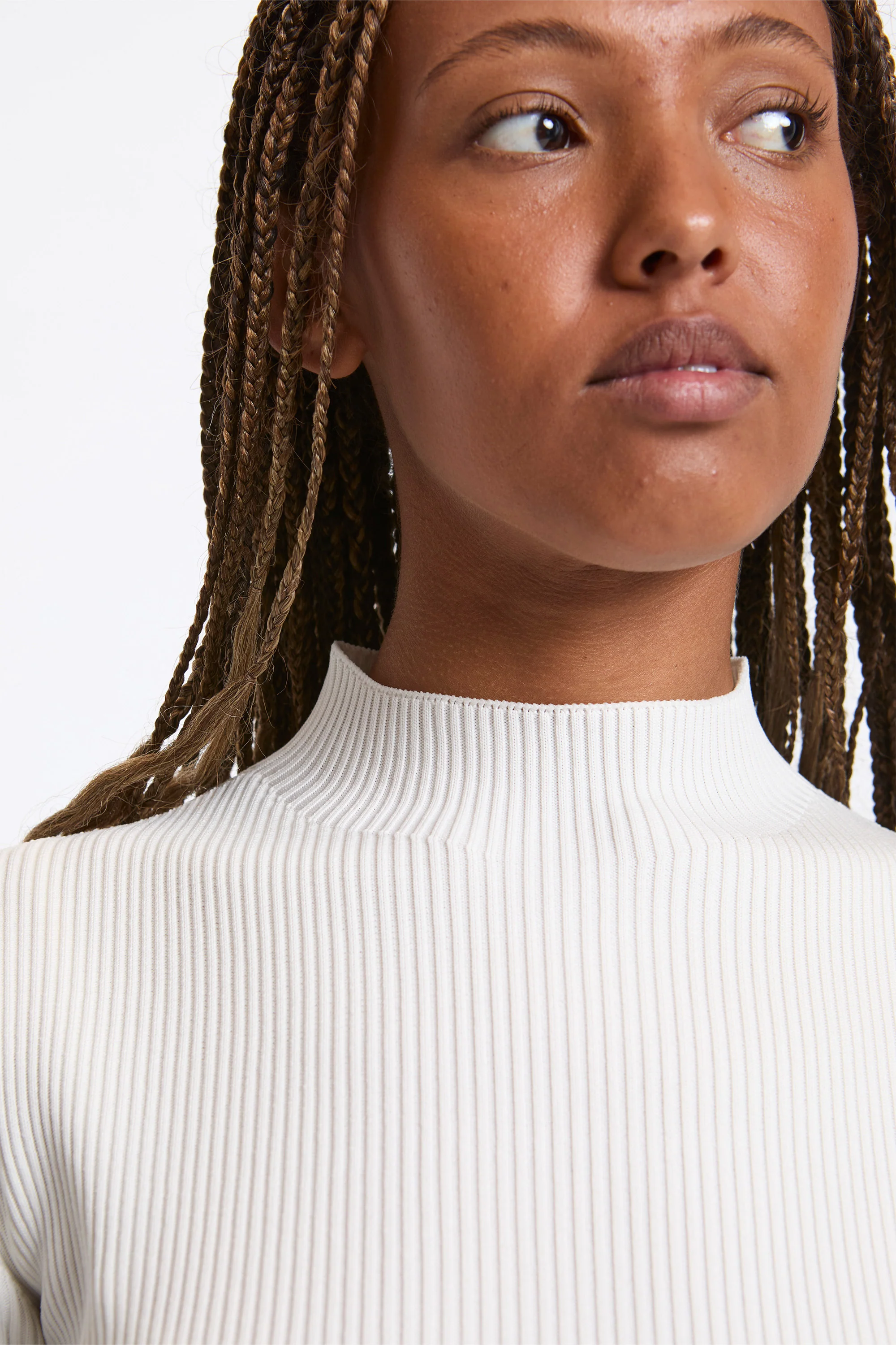 Portrait Short Sleeve Top White - Image 3