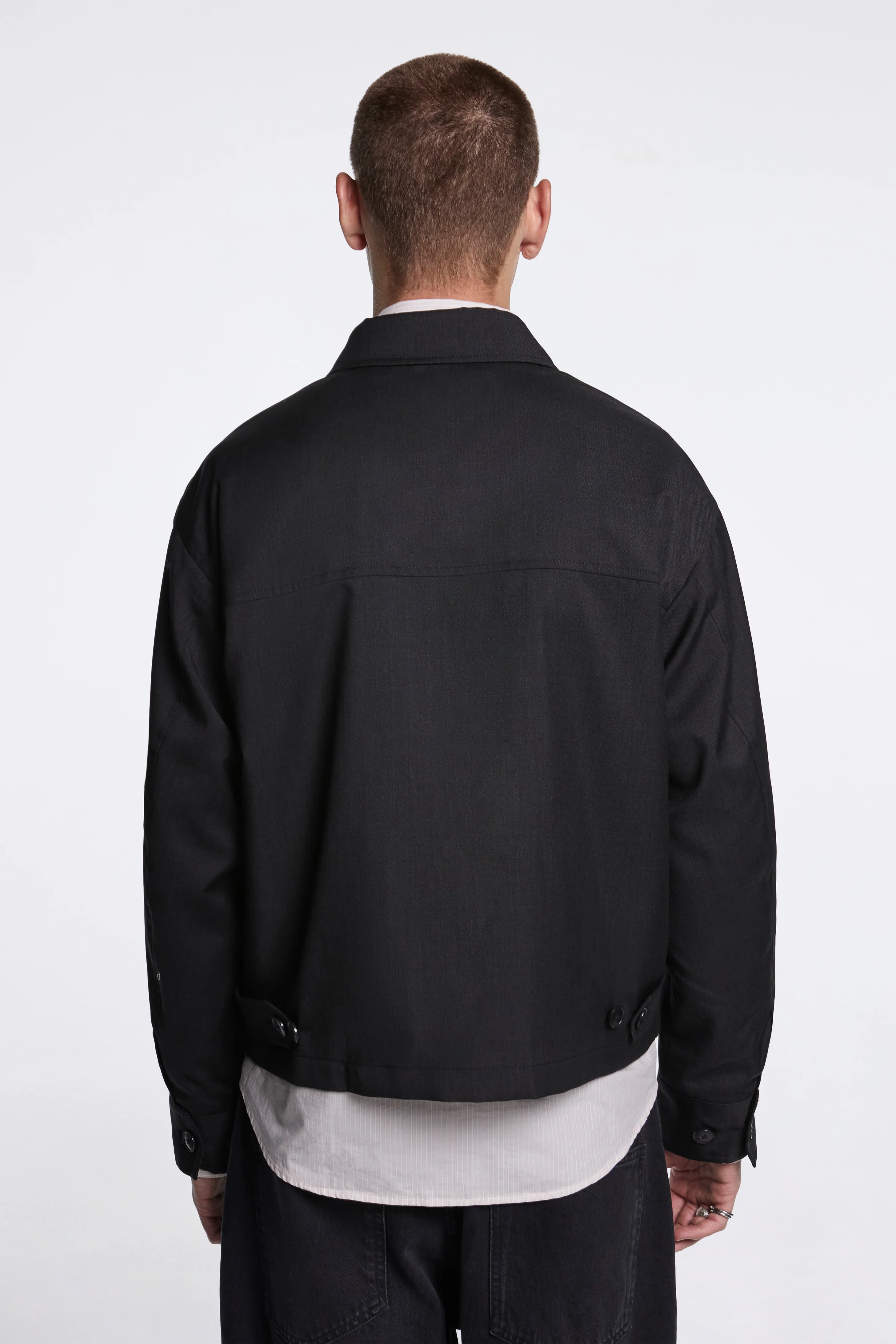 Postal Jacket Anthracite Wool - Image 2