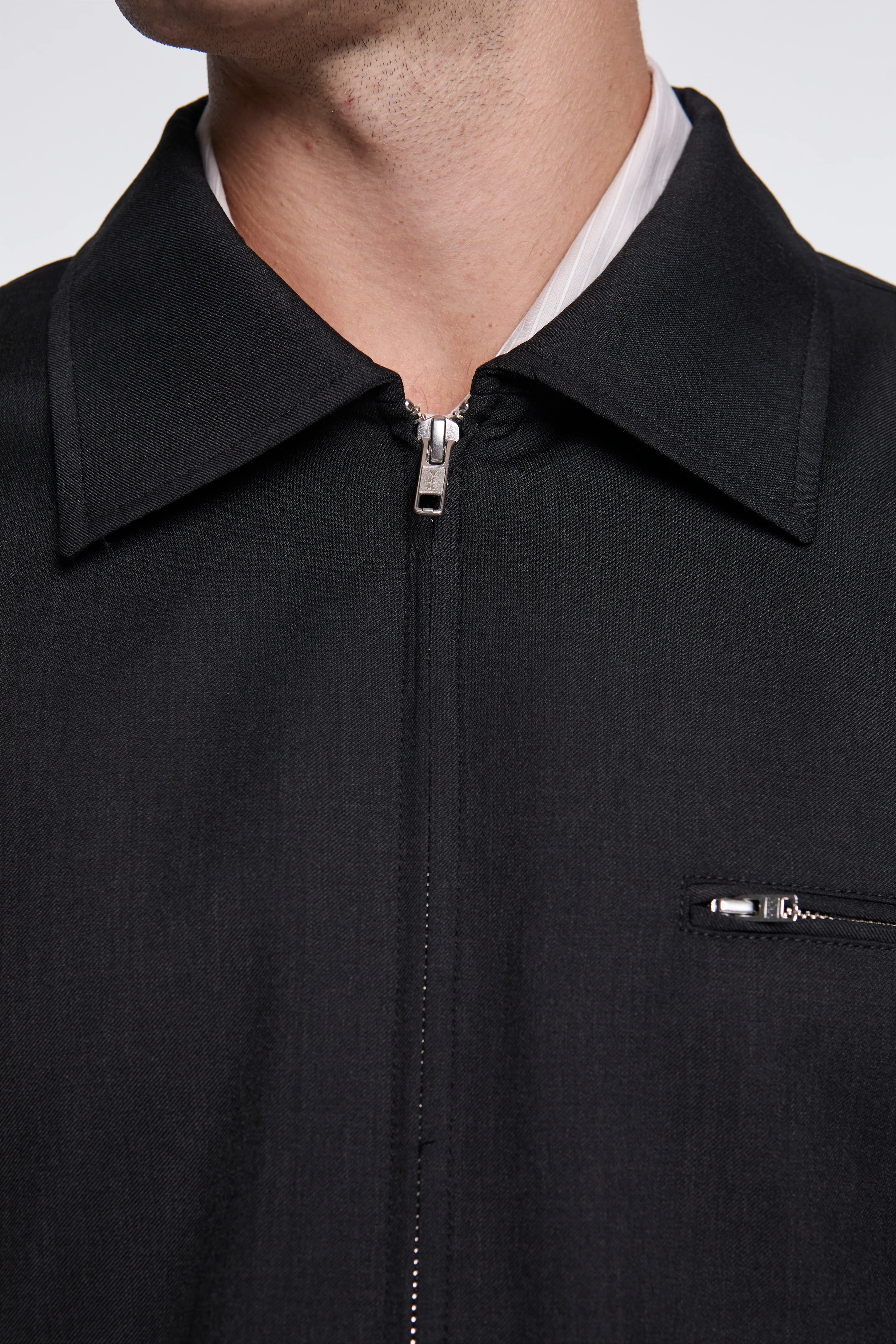 Postal Jacket Anthracite Wool - Image 5