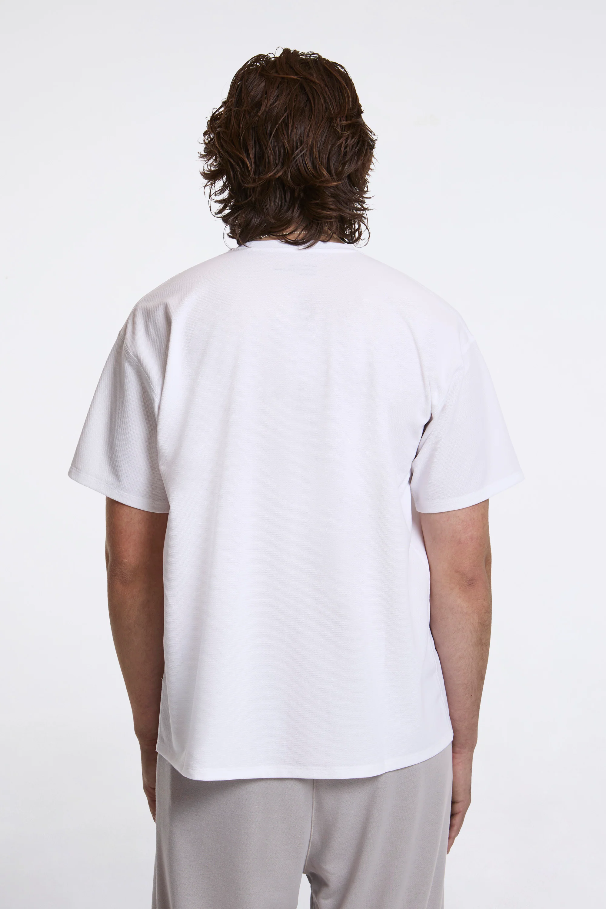 Quick-Dry Boxy Short Sleeve Tee White - Image 4