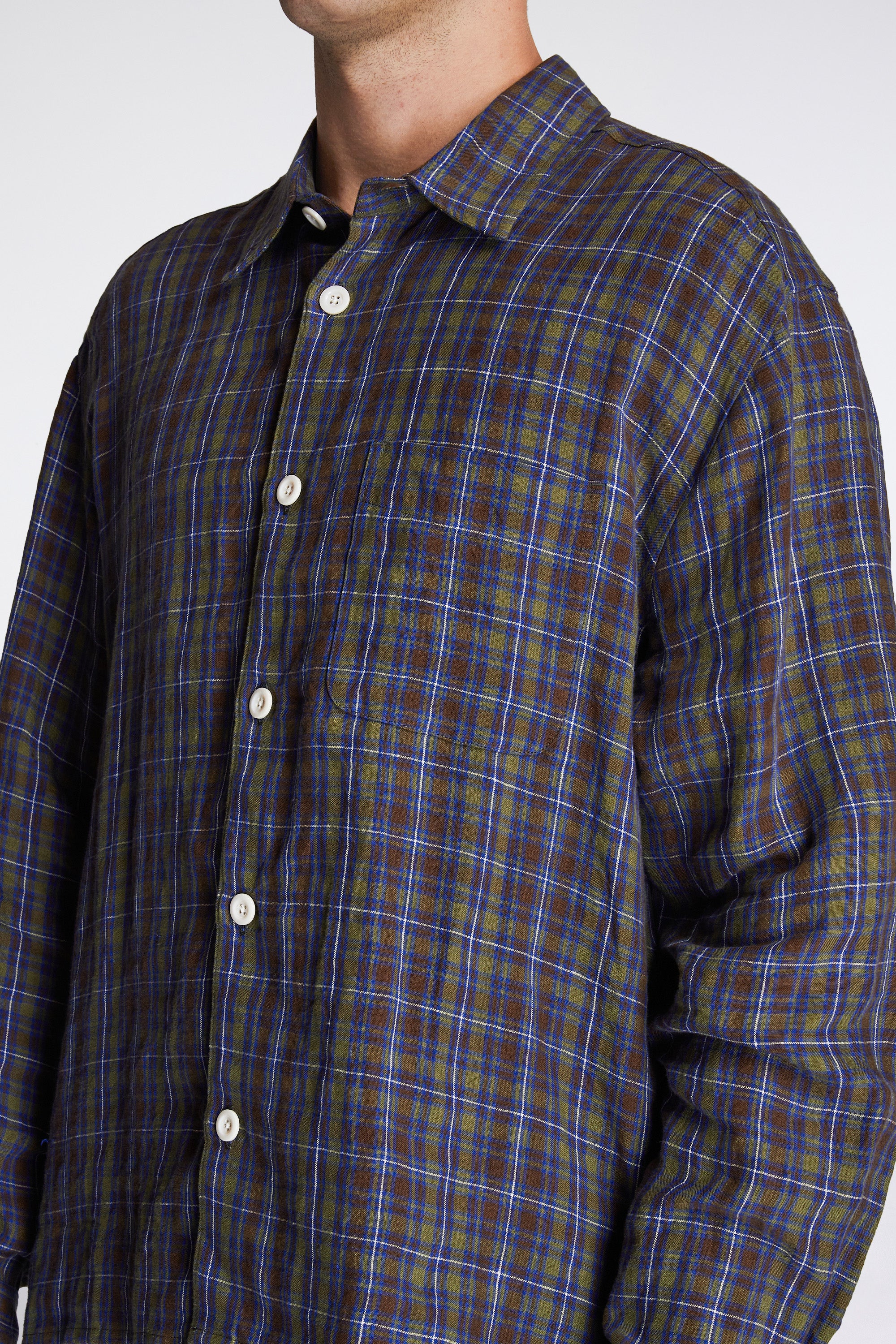 Relaxed Farmer Shirt Damson - Image 3