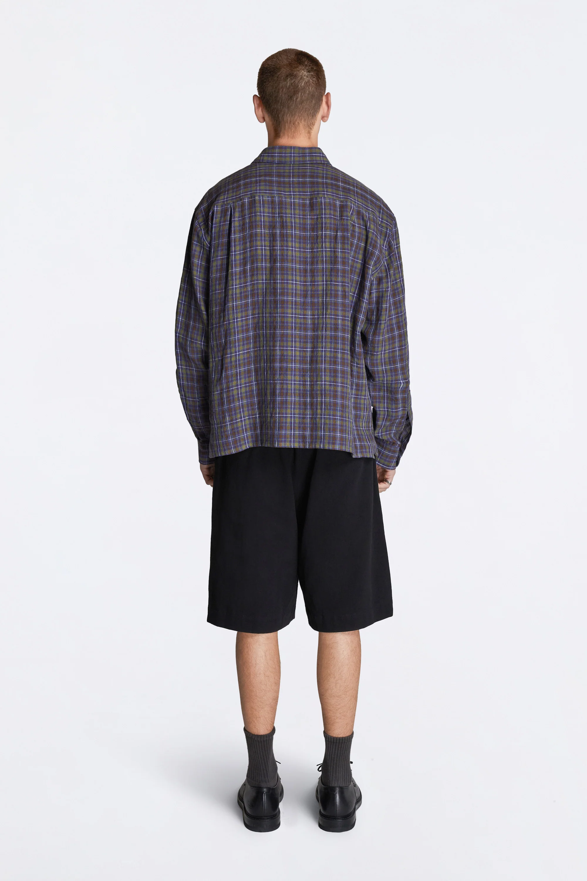 Relaxed Farmer Shirt Damson - Image 6