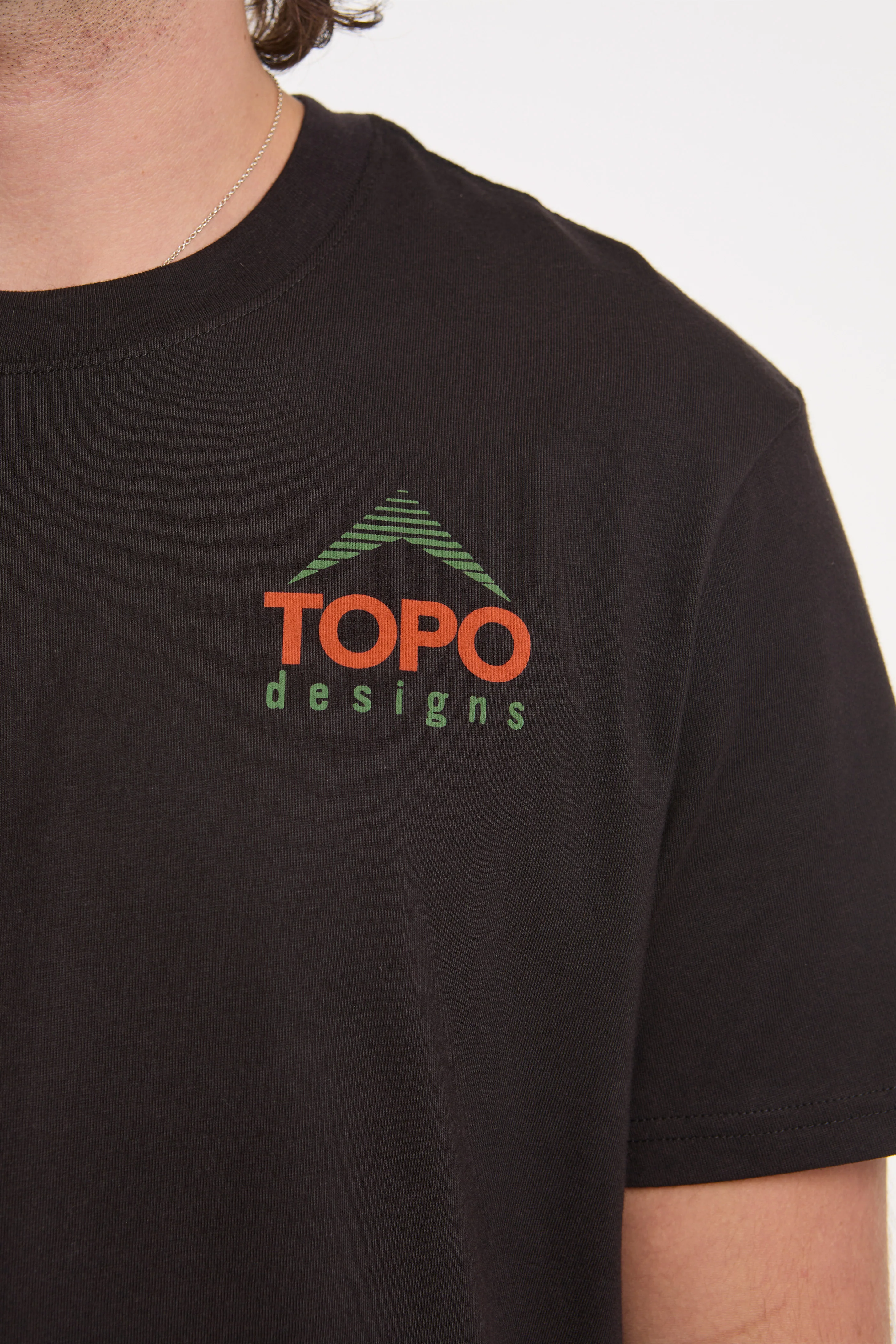Retro Icon Tee Mens Black - Image 4