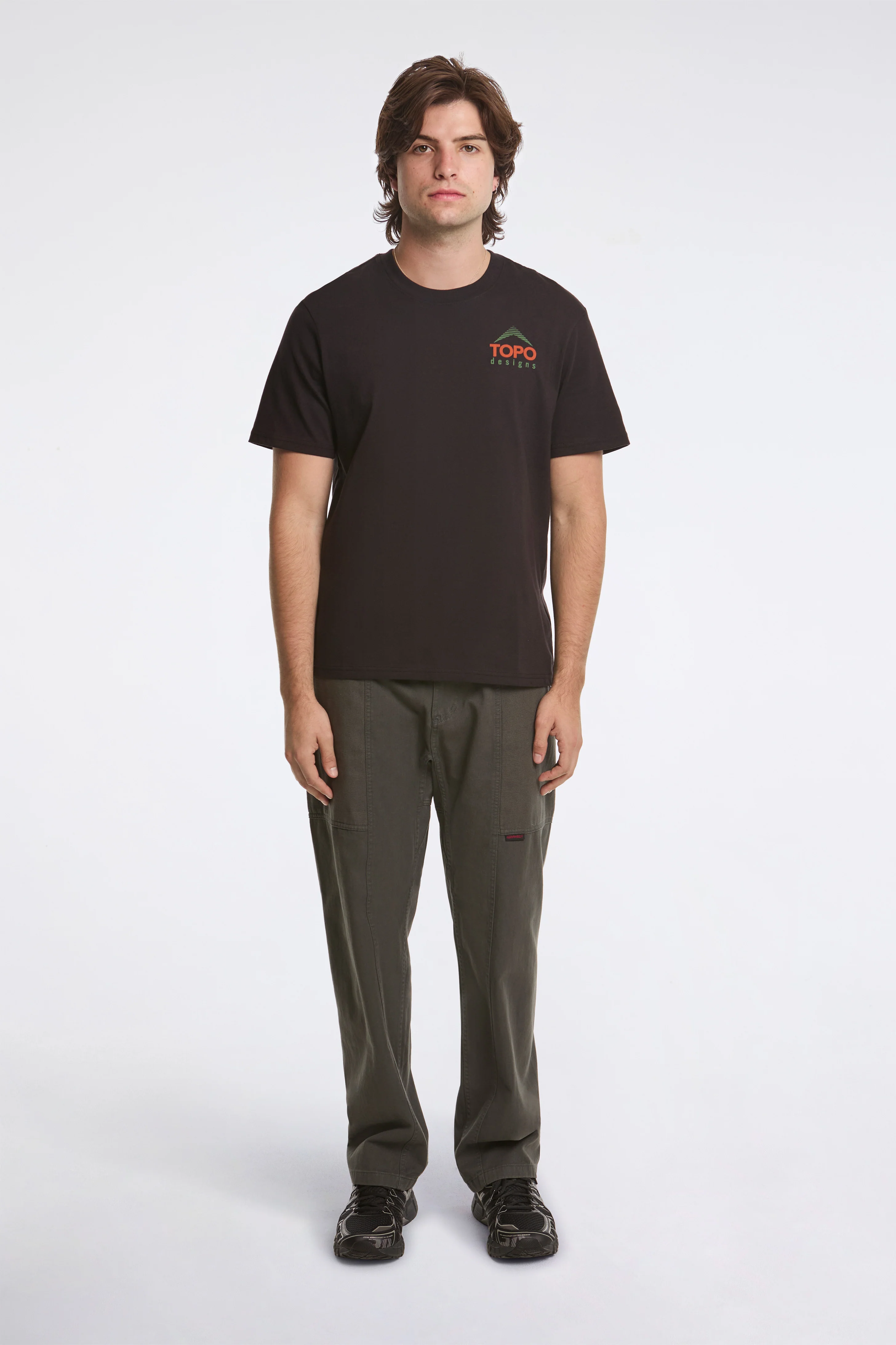 Retro Icon Tee Mens Black - Image 5