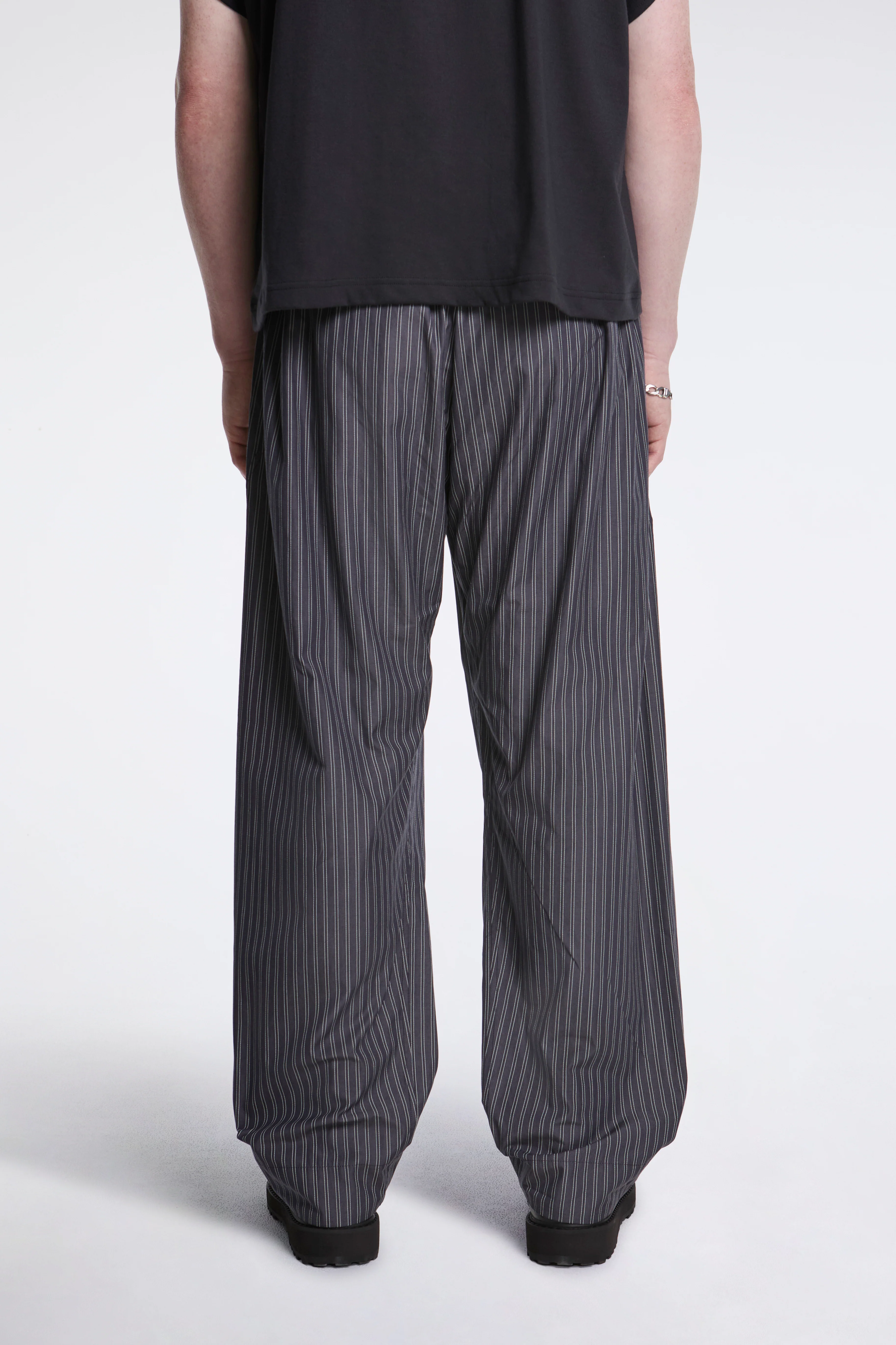 Retroreflective Striped Pants Deep Charcoal - Image 4