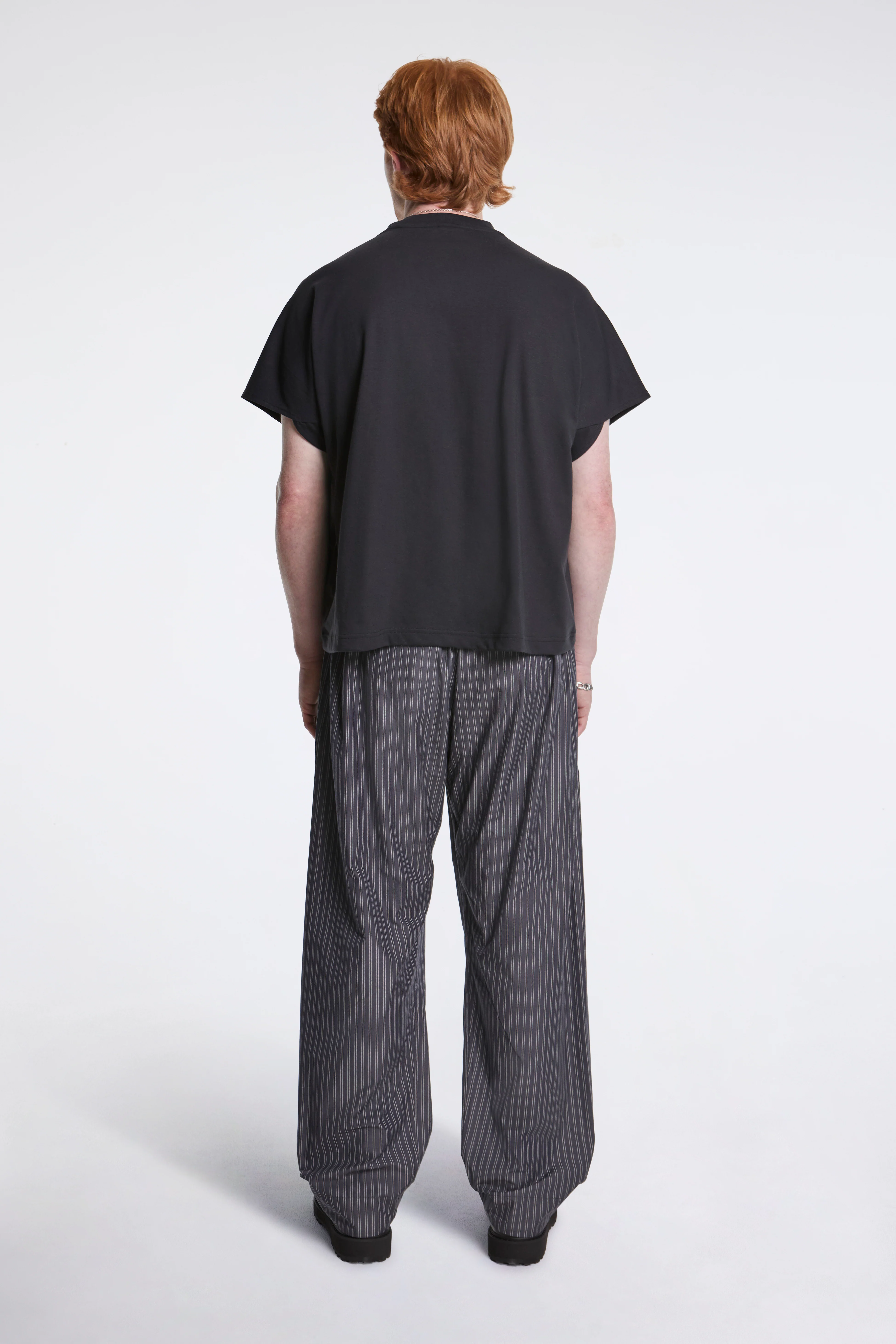 Retroreflective Striped Pants Deep Charcoal - Image 6