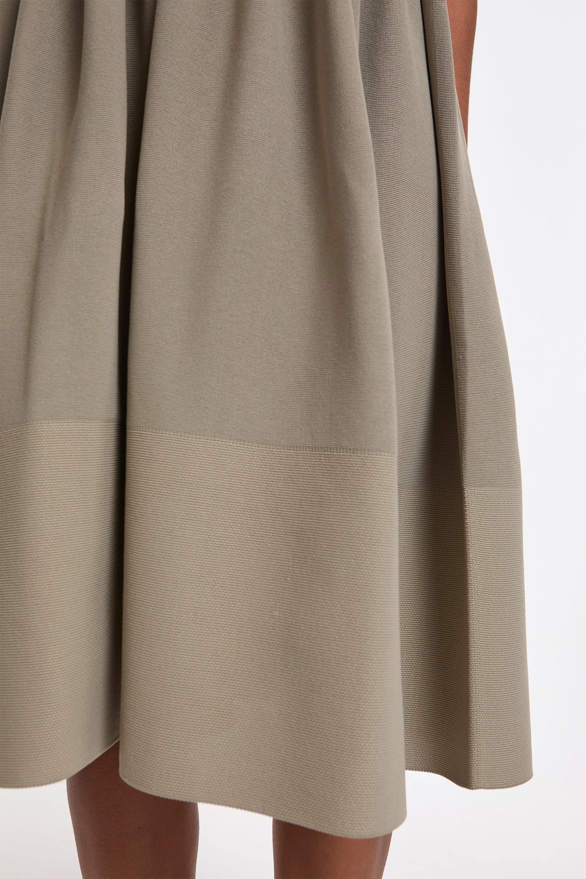 Rivulet Sleeveless Eyelet Dress Light Taupe - Image 4