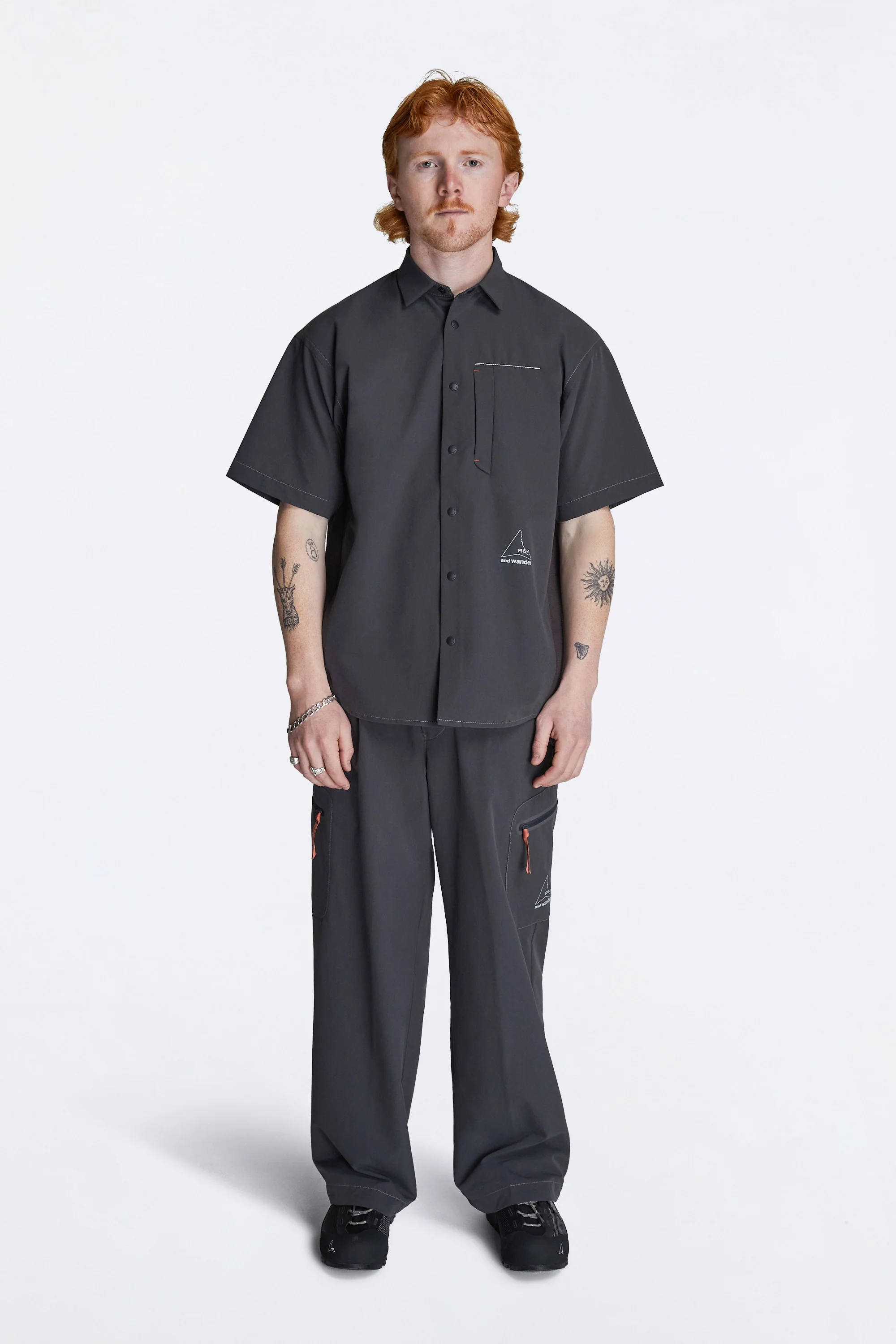 Roa × And Wander Breathable Pants Charcoal - Image 6