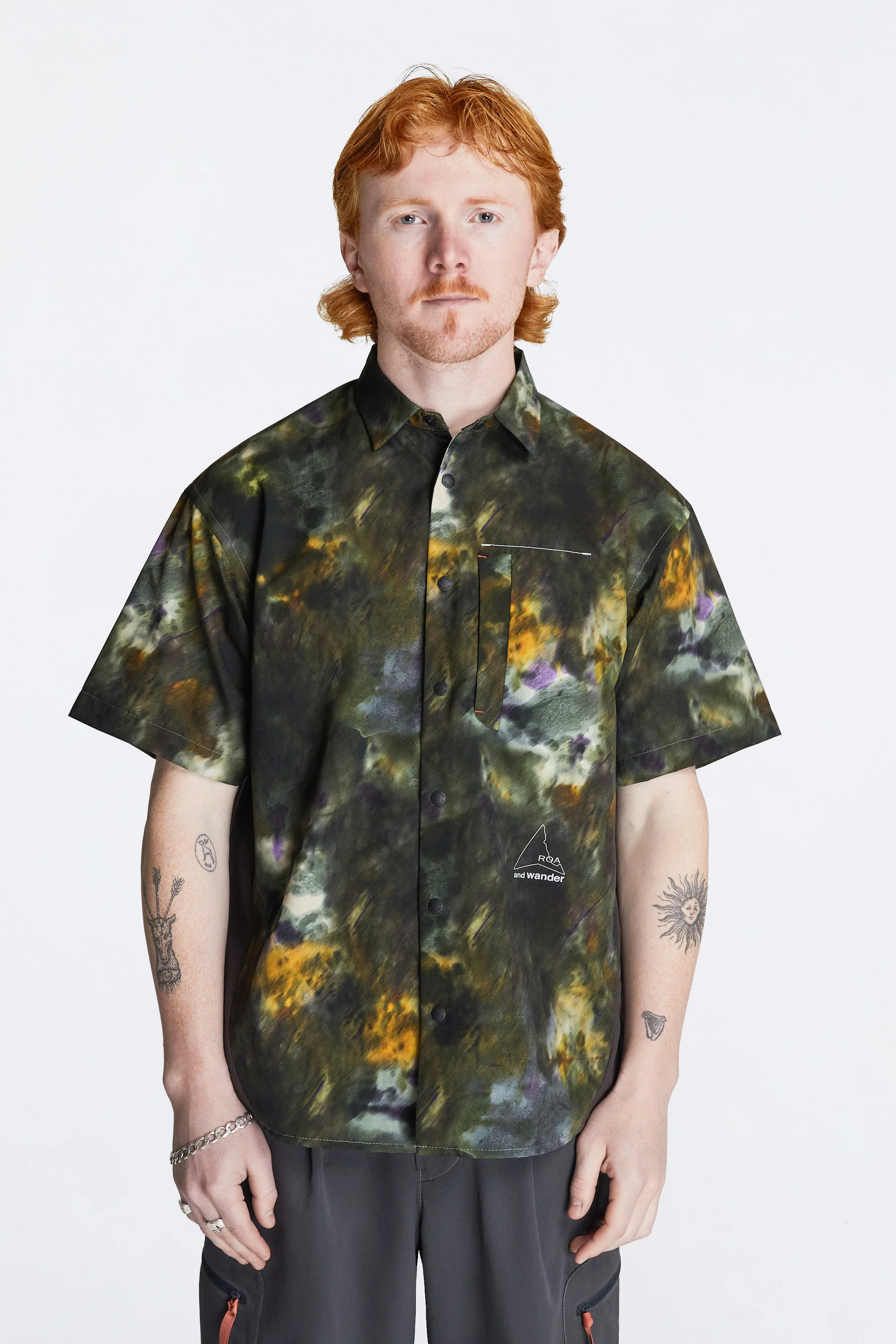 Roa × And Wander Printed Breathable Shirt Camo - Image 2