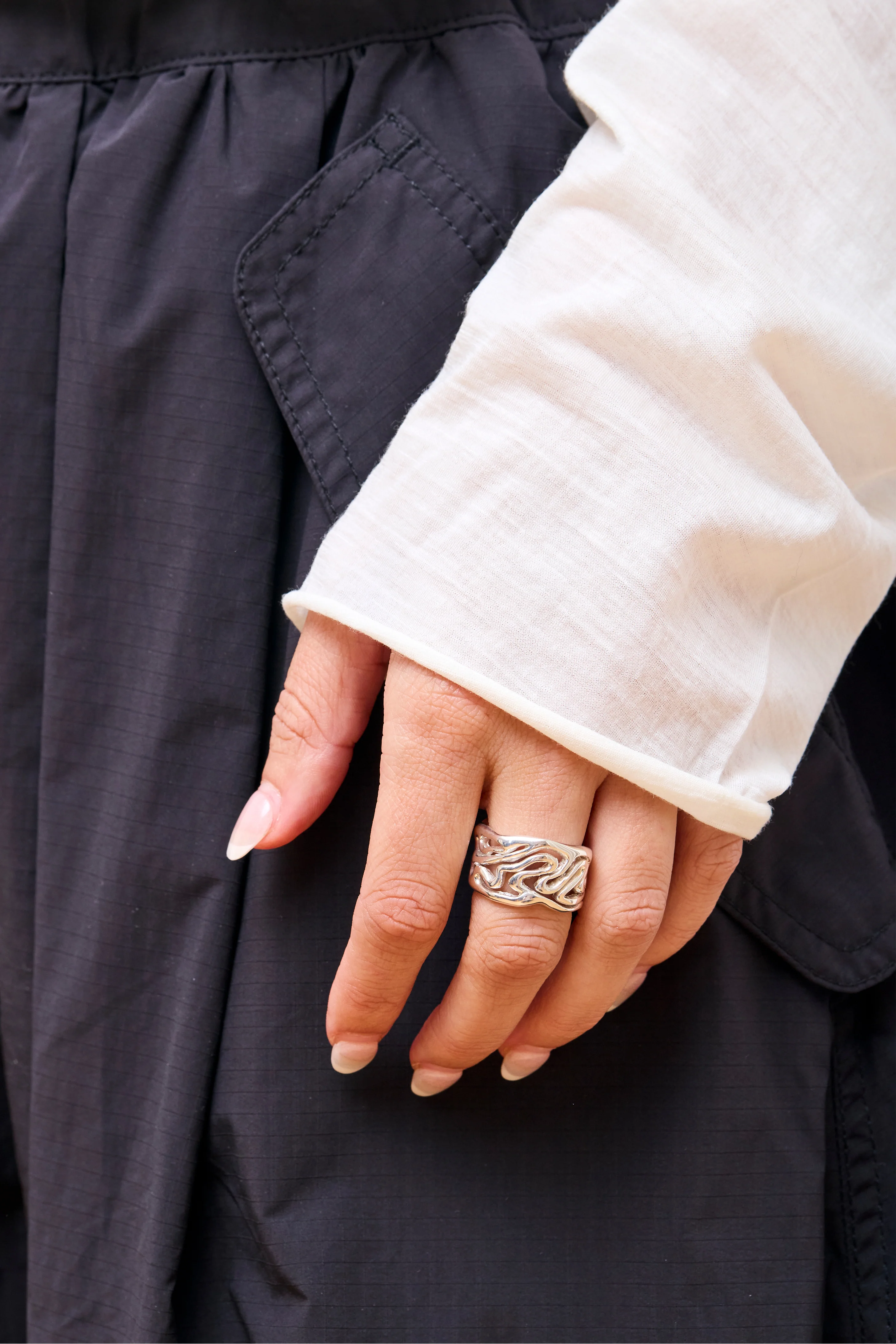 Root Ring Silver - Image 3