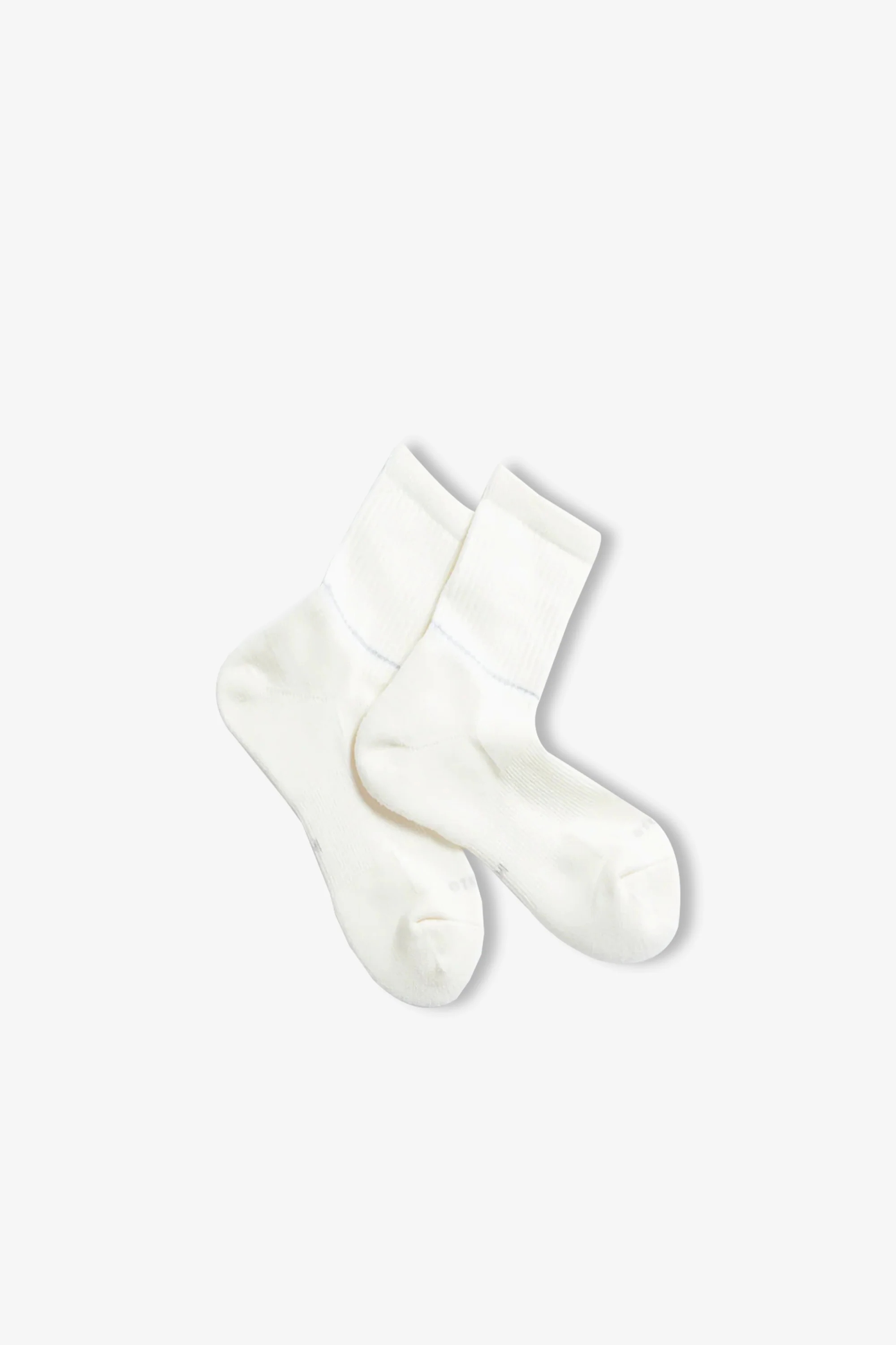 All Rounder Merino Crew Socks Off White
