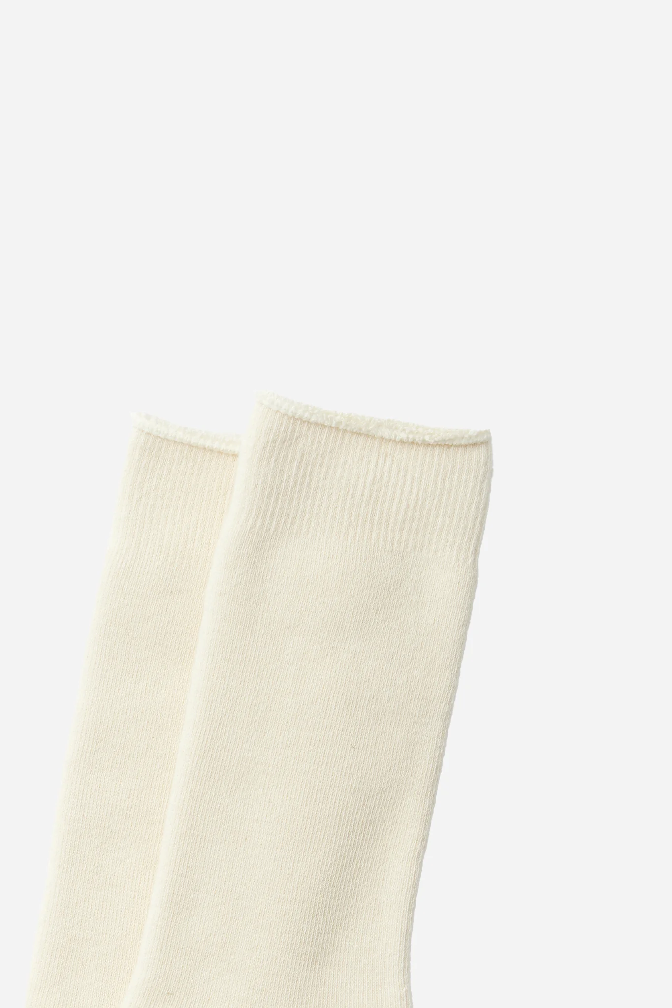 Organic Daily 3 Pack Crew Socks Ecru - Image 3
