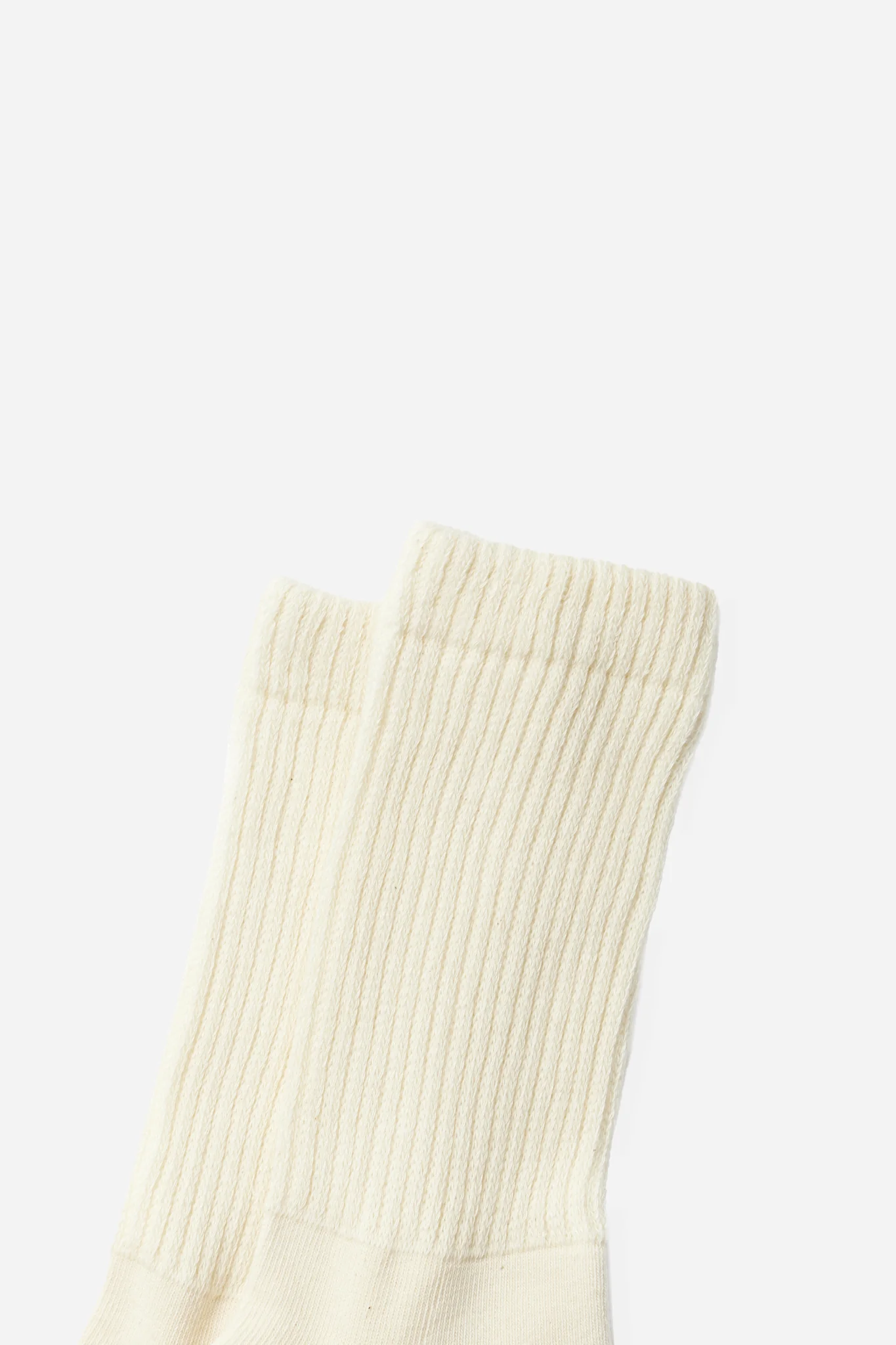 Organic Daily 3 Pack Crew Socks Ecru - Image 5