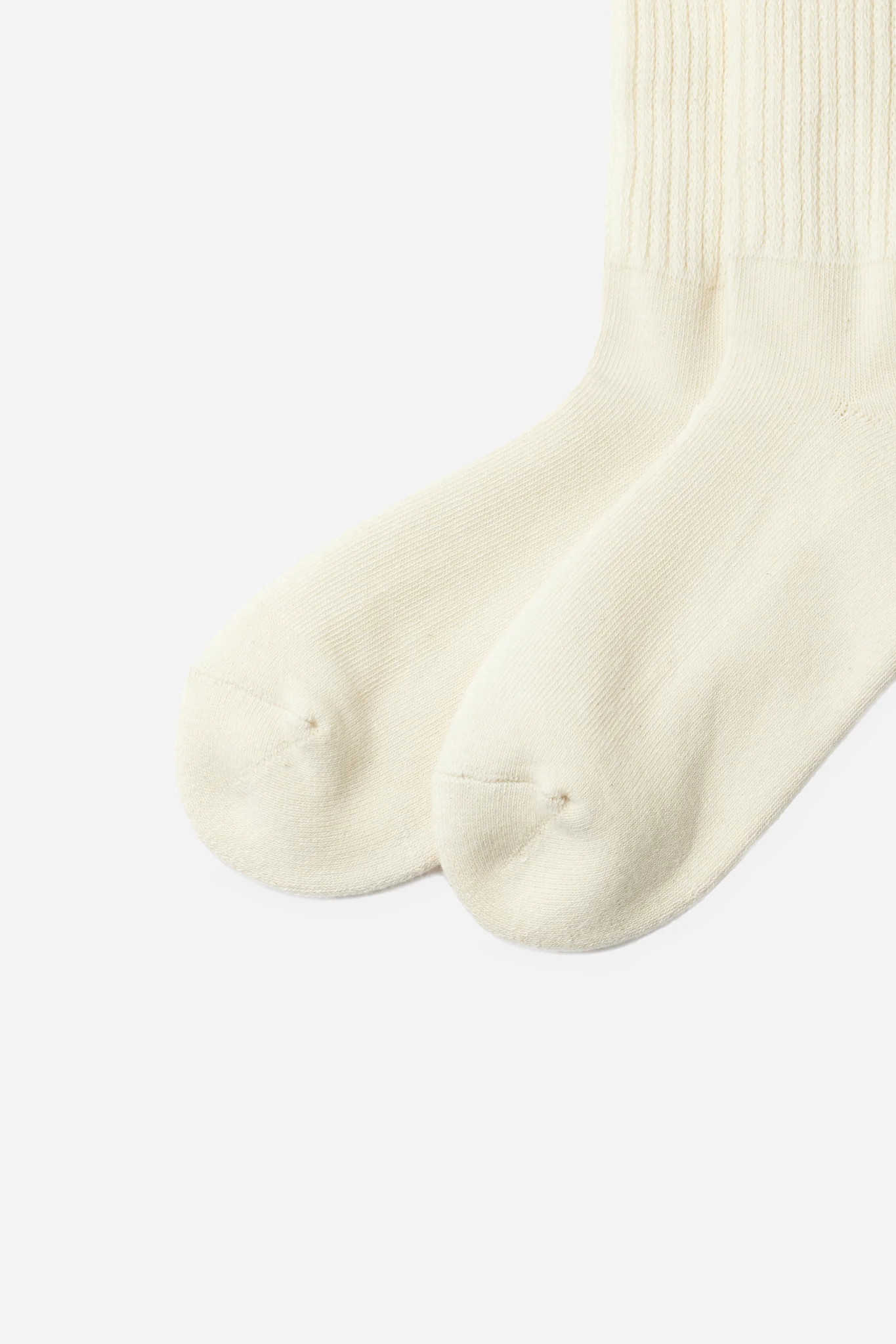 Organic Daily 3 Pack Crew Socks Ecru - Image 6