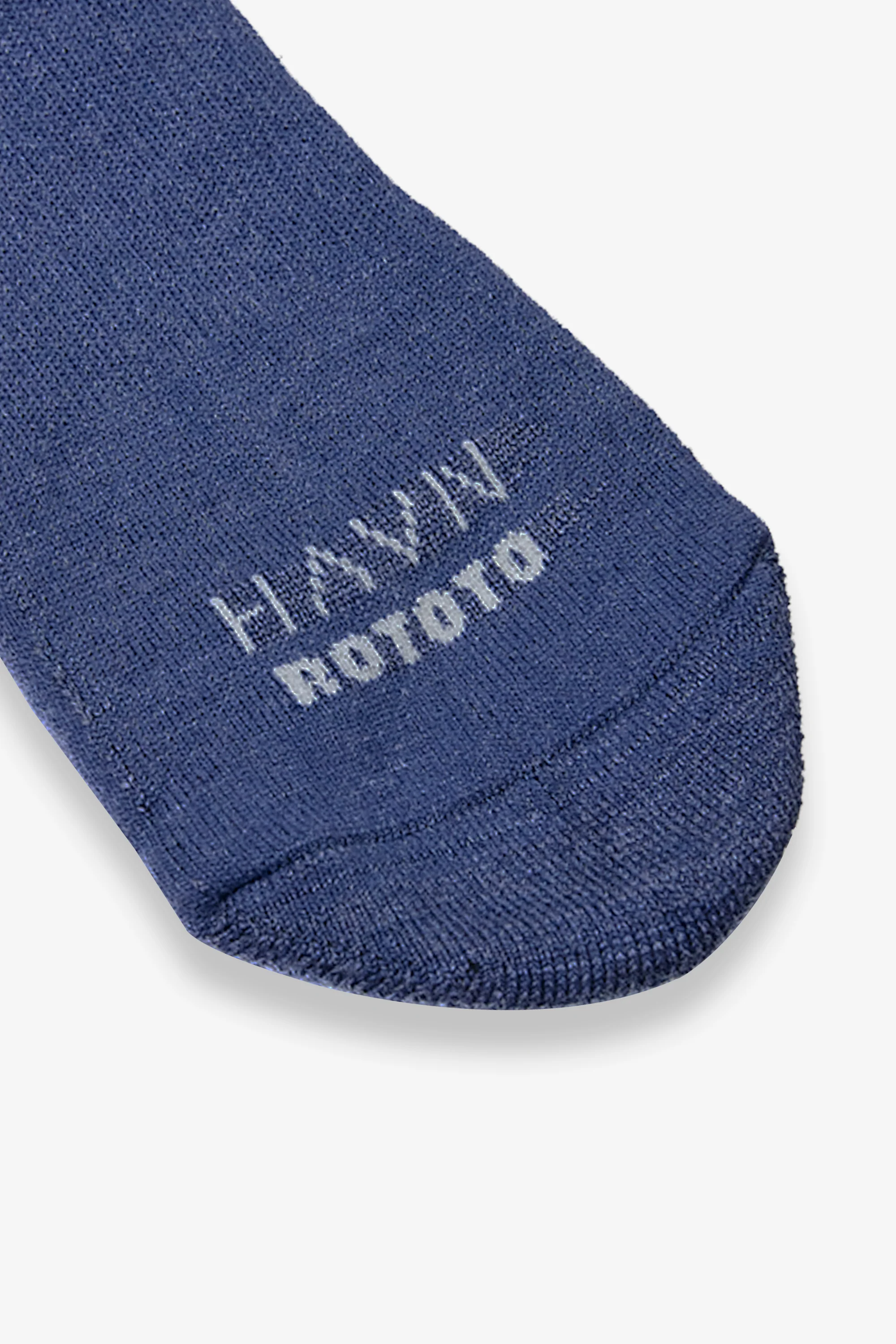 Rototo for HAVN Merino Crew Sock Blue - Image 3