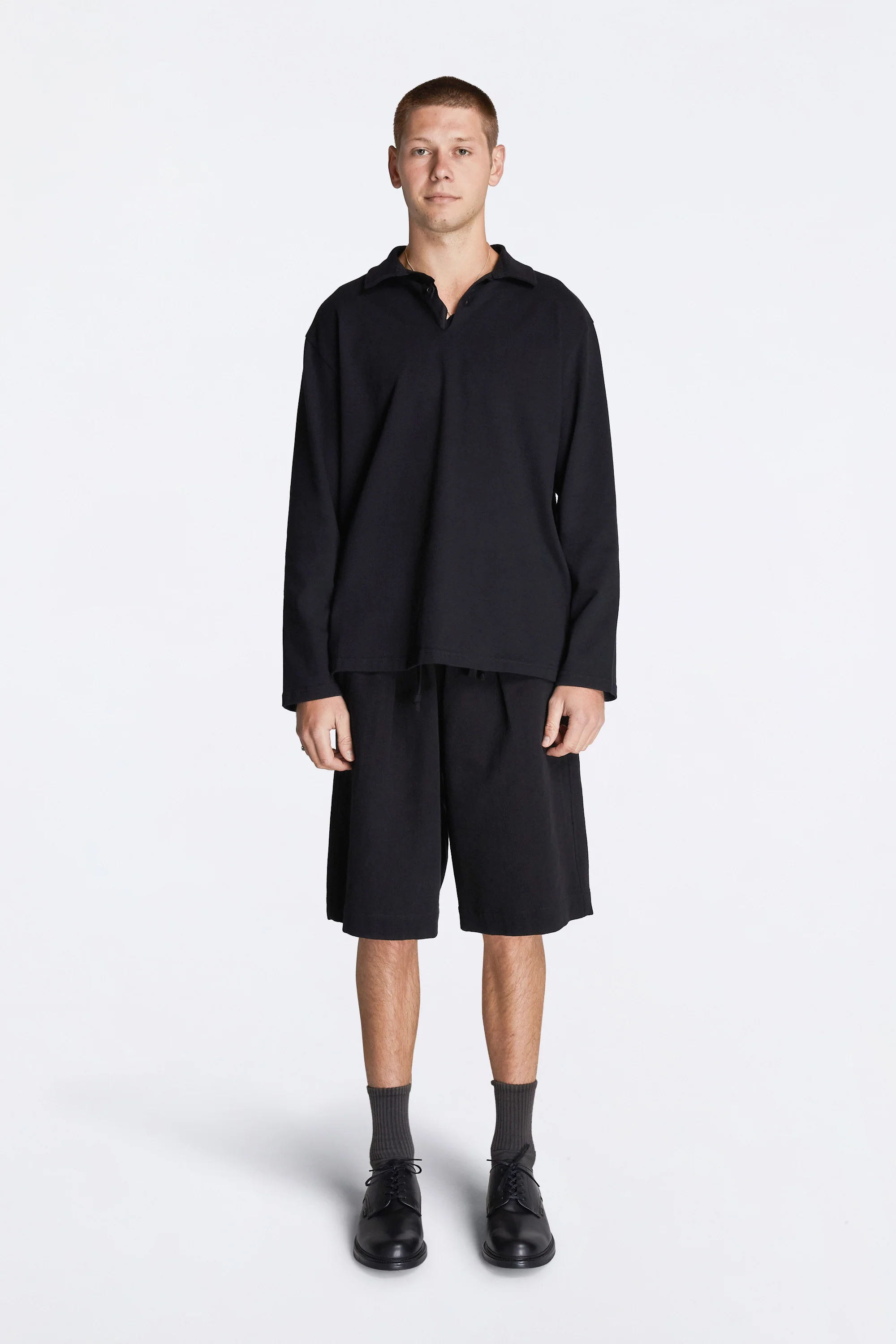 Rugby Shirt Black - Image 4