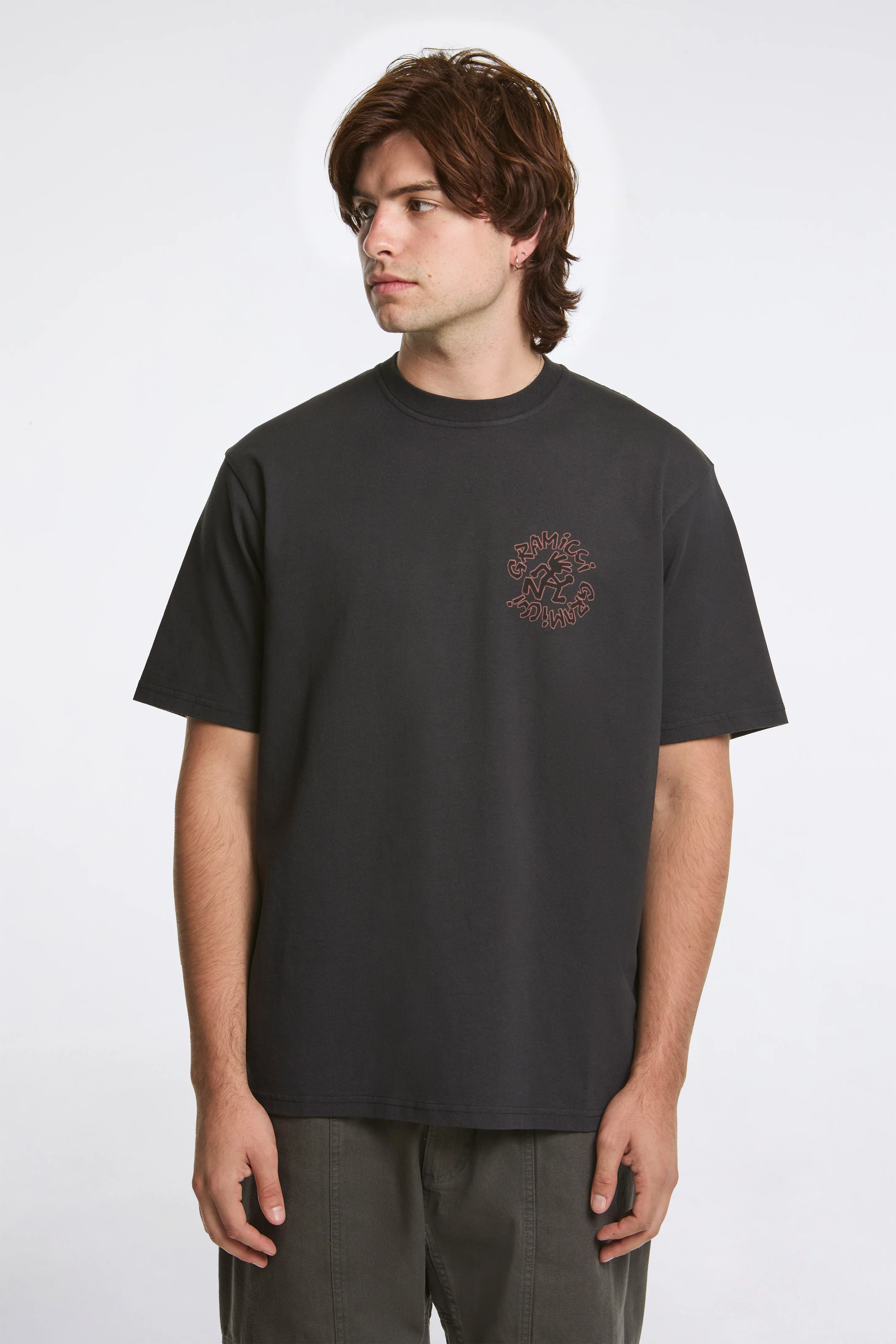 Running Man Tee Vintage Black