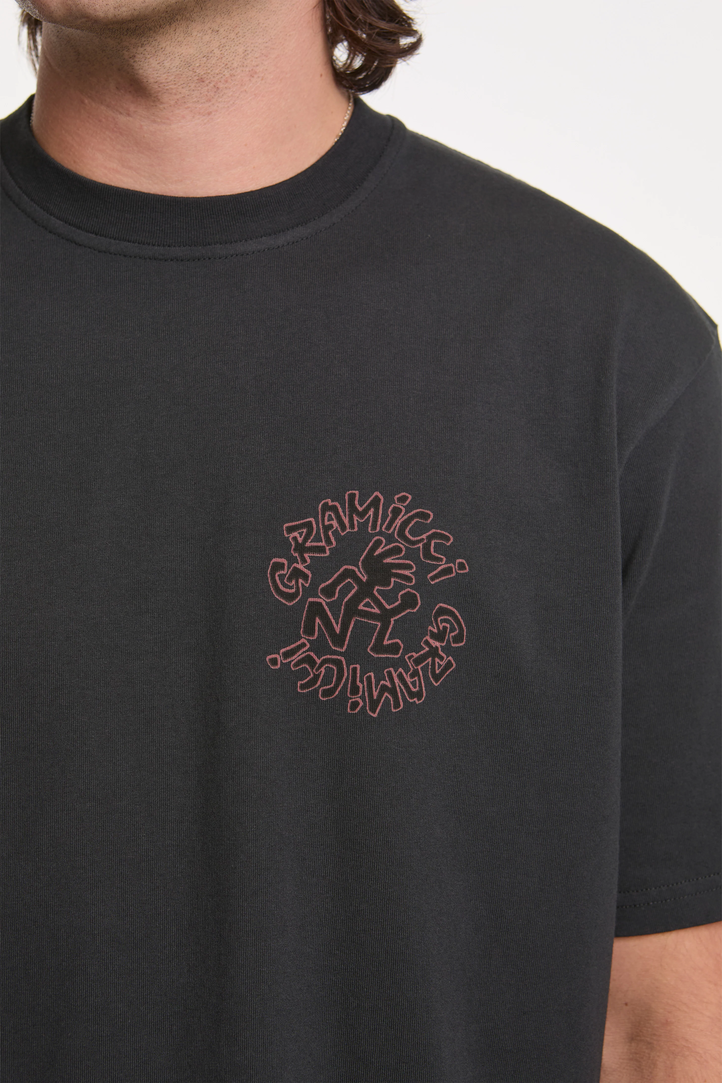 Running Man Tee Vintage Black - Image 3