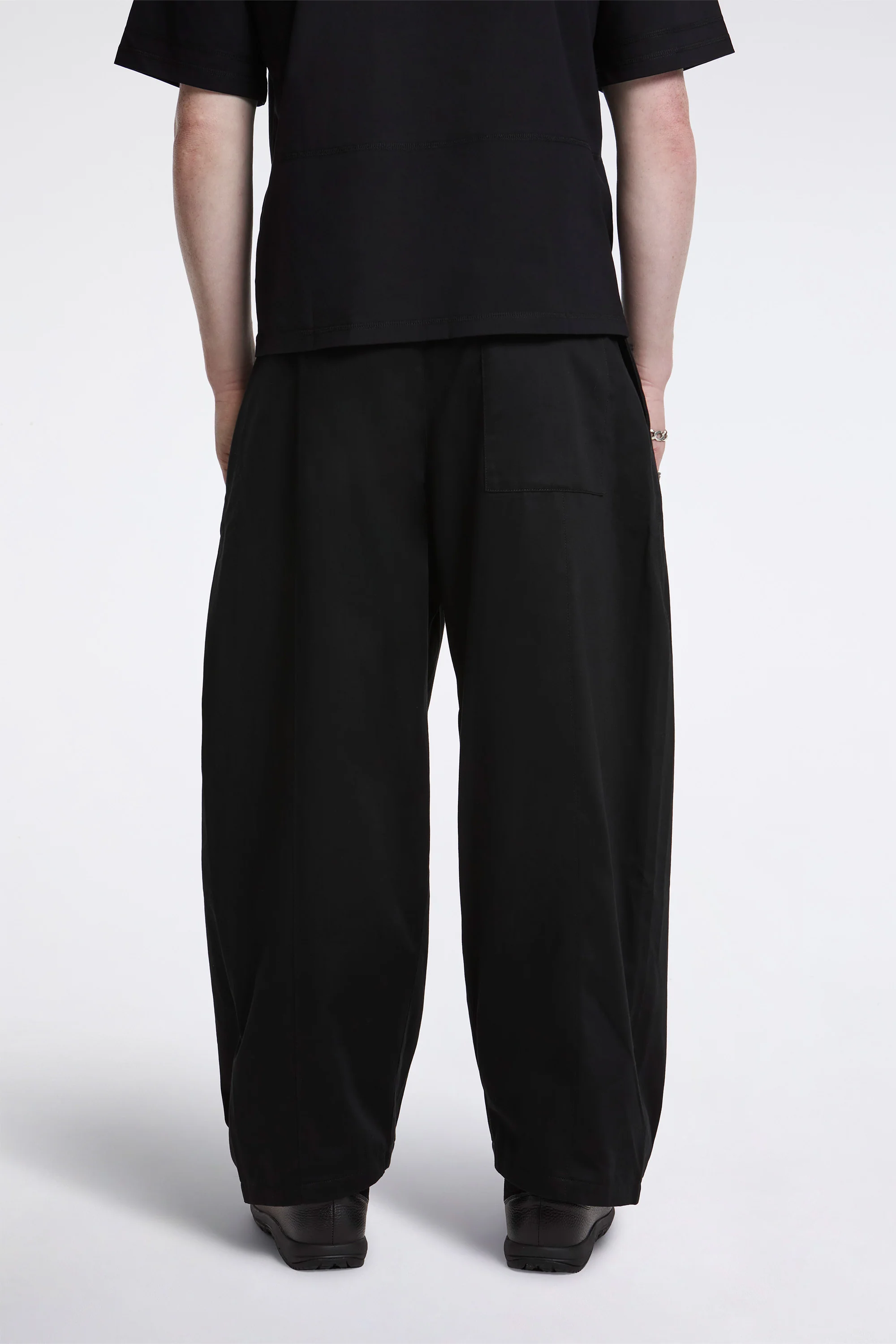 Box Pleat Trouser Black - Image 2