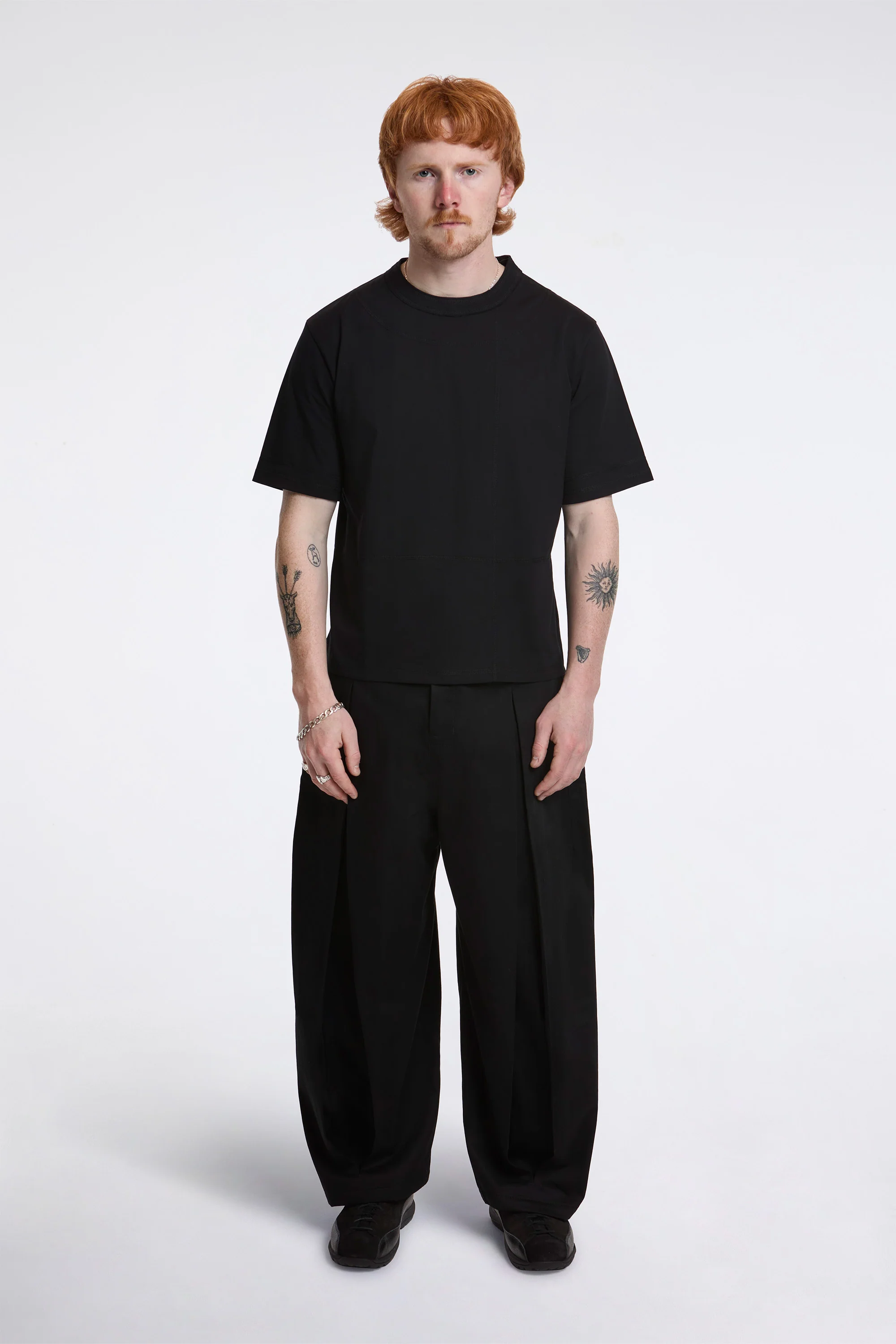 Box Pleat Trouser Black - Image 6