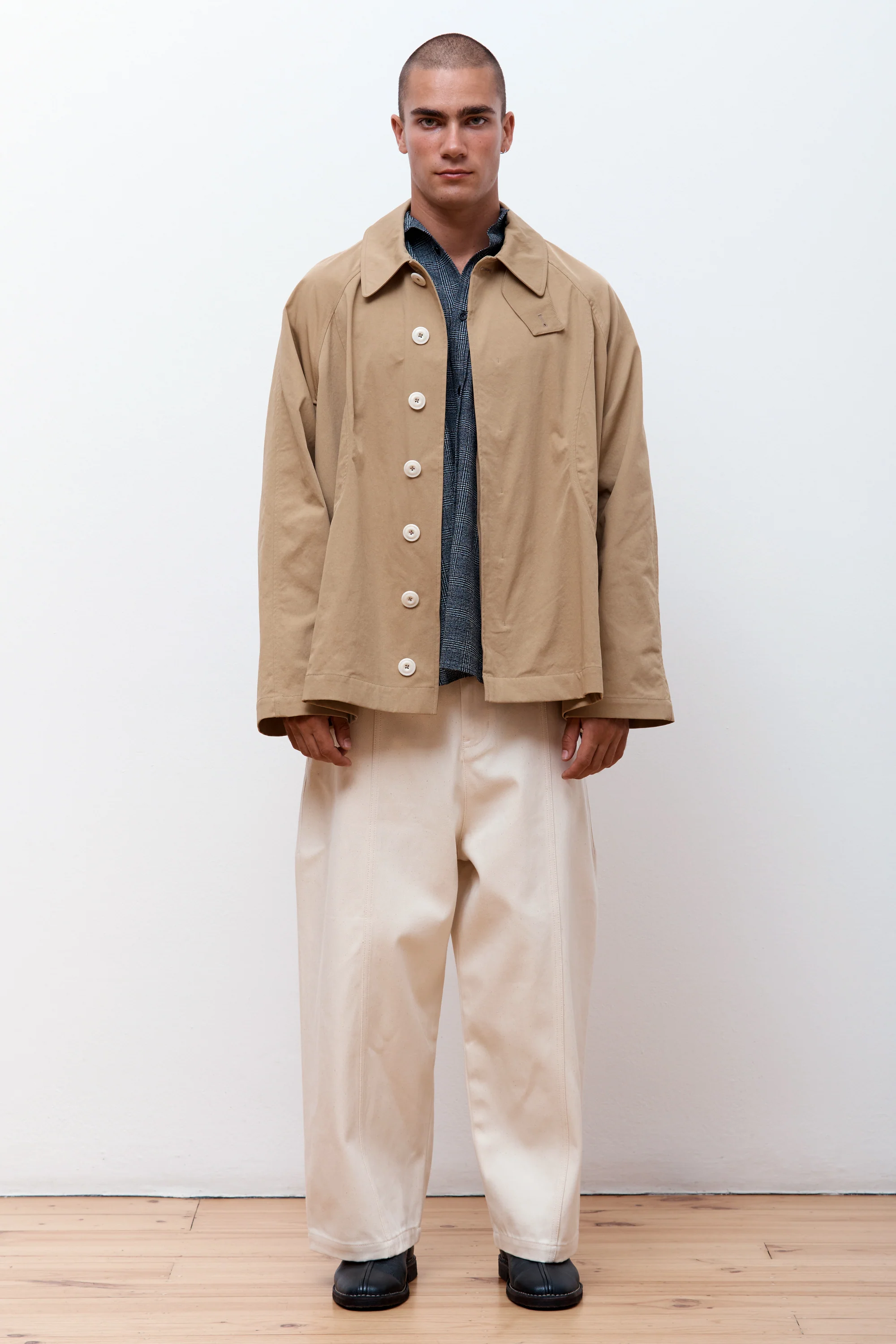 Nylon Takeshi Jacket  Sand - Image 3