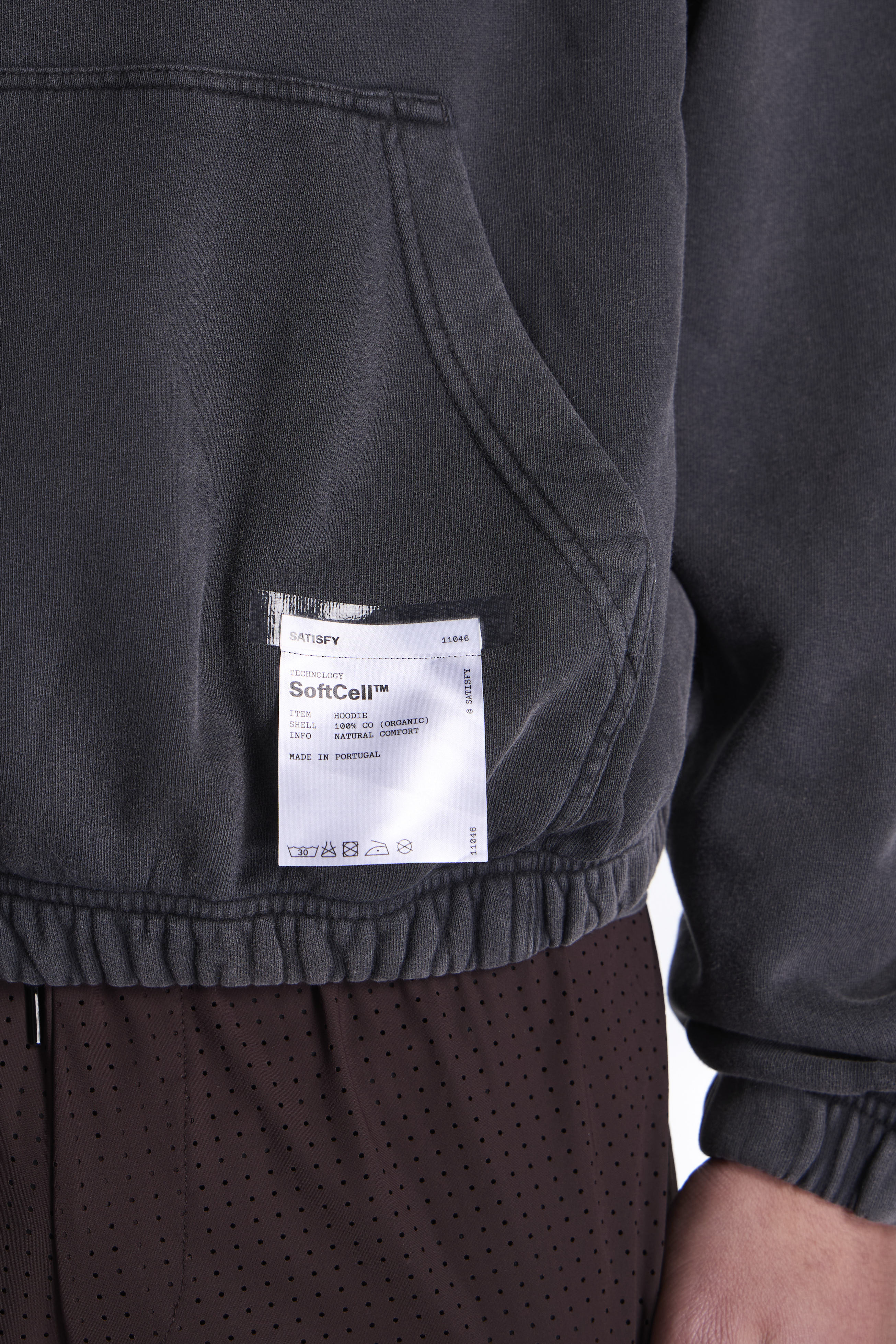 Softcell Hoodie Aged Black - Image 3