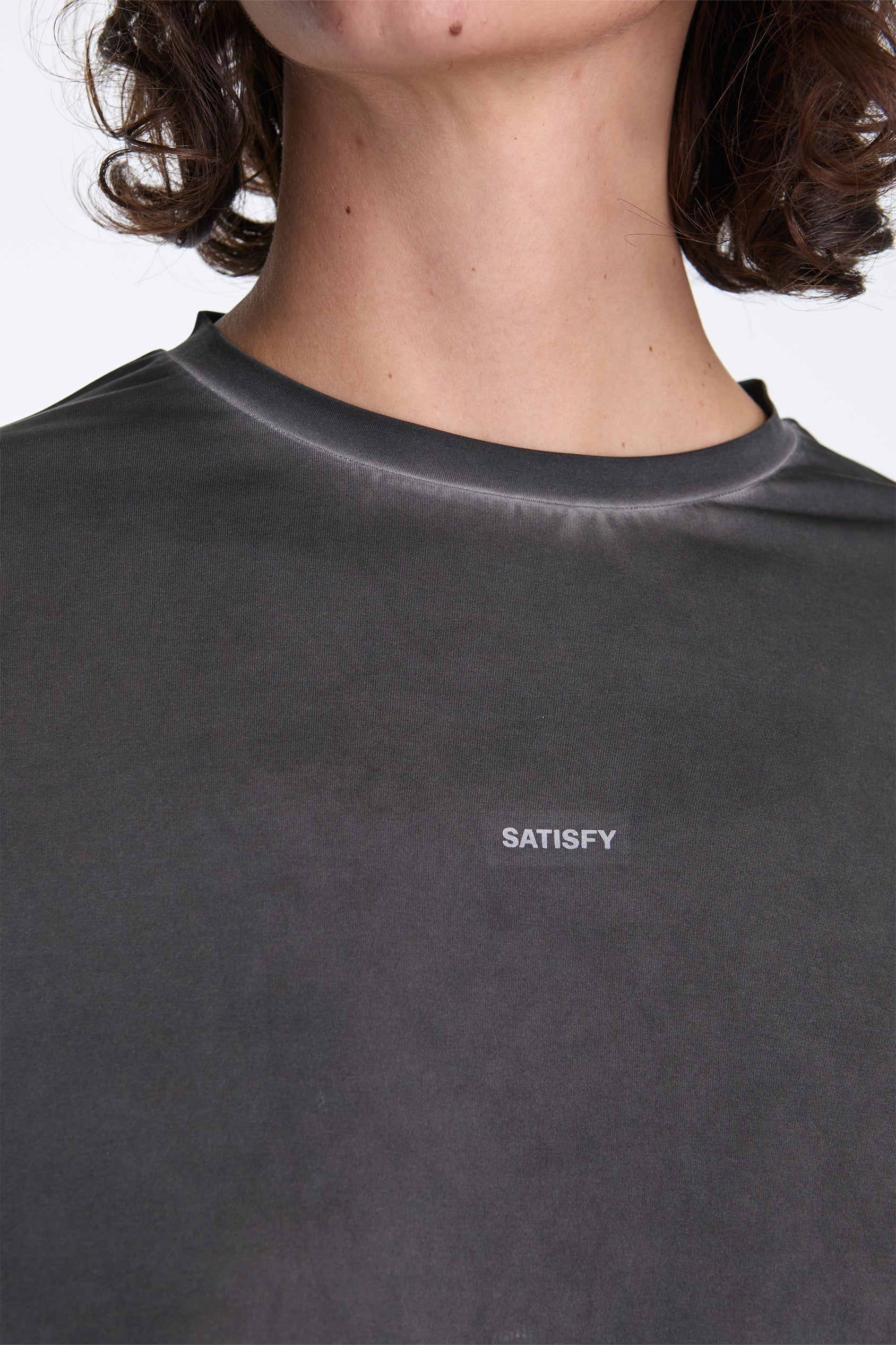 Women's Auralite Long Tee Pigment Black - Image 3