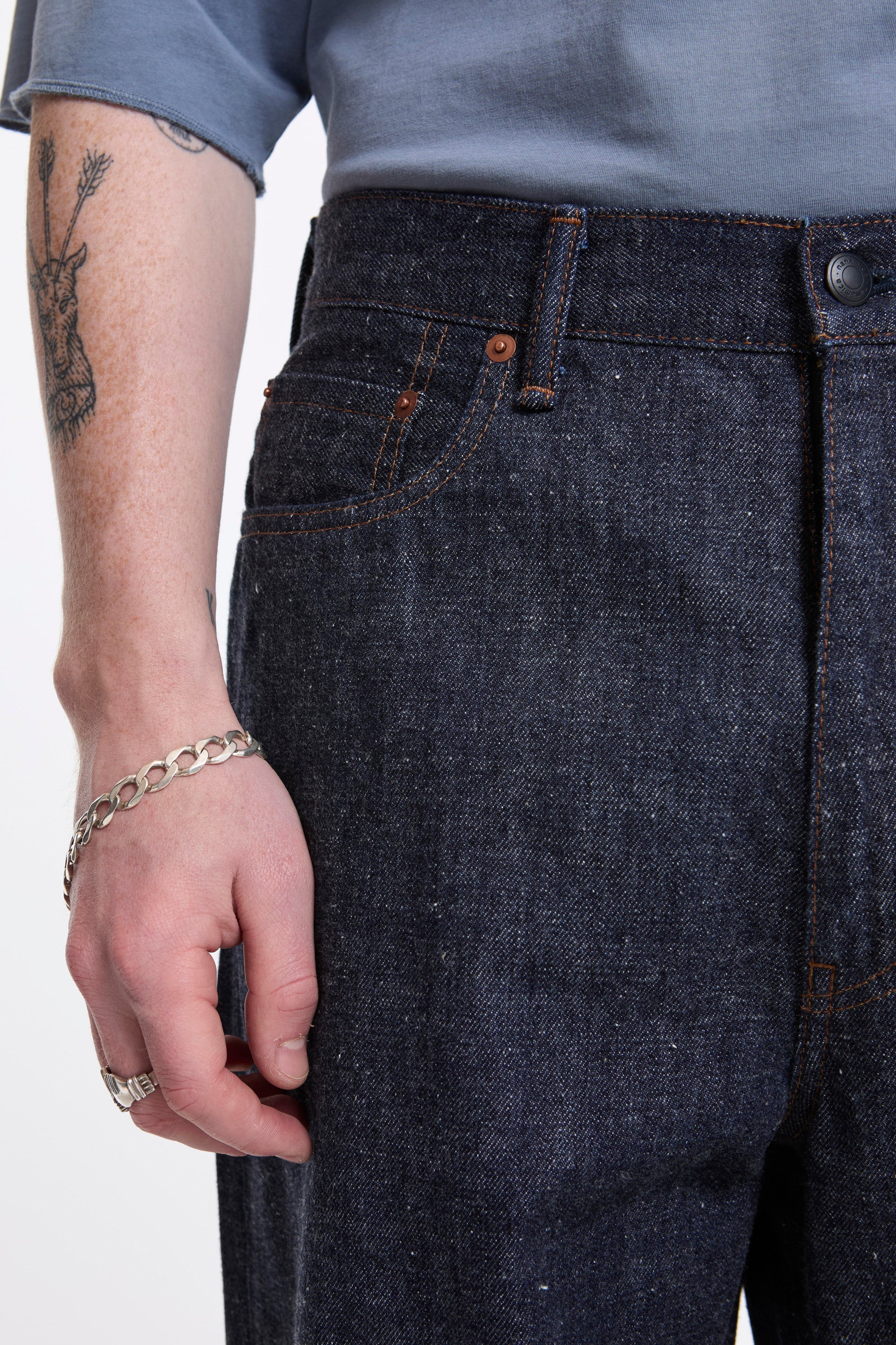 Selvage Denim Pants Indigo - Image 4
