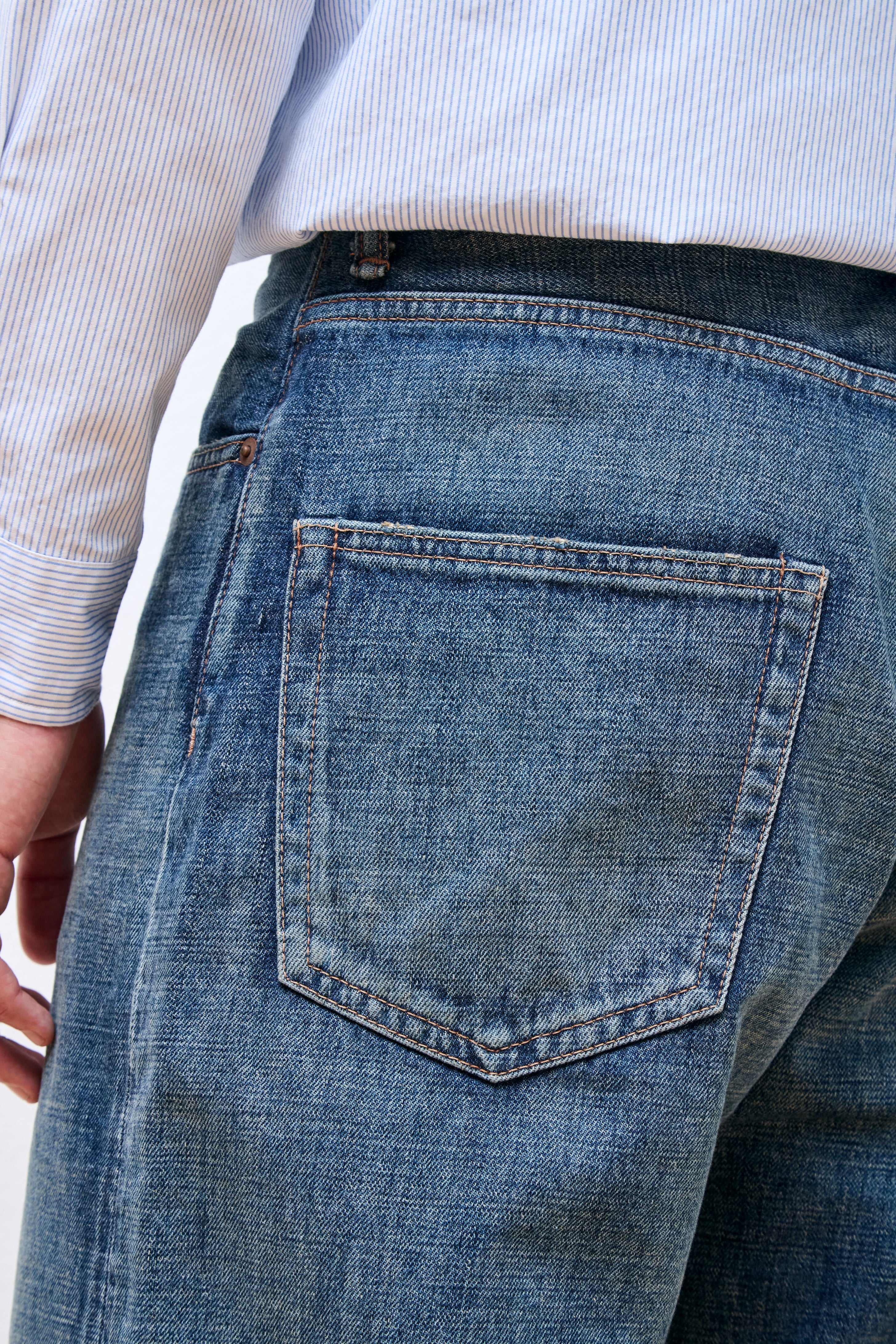 Selvage Denim Pants Vintage Indigo - Image 6