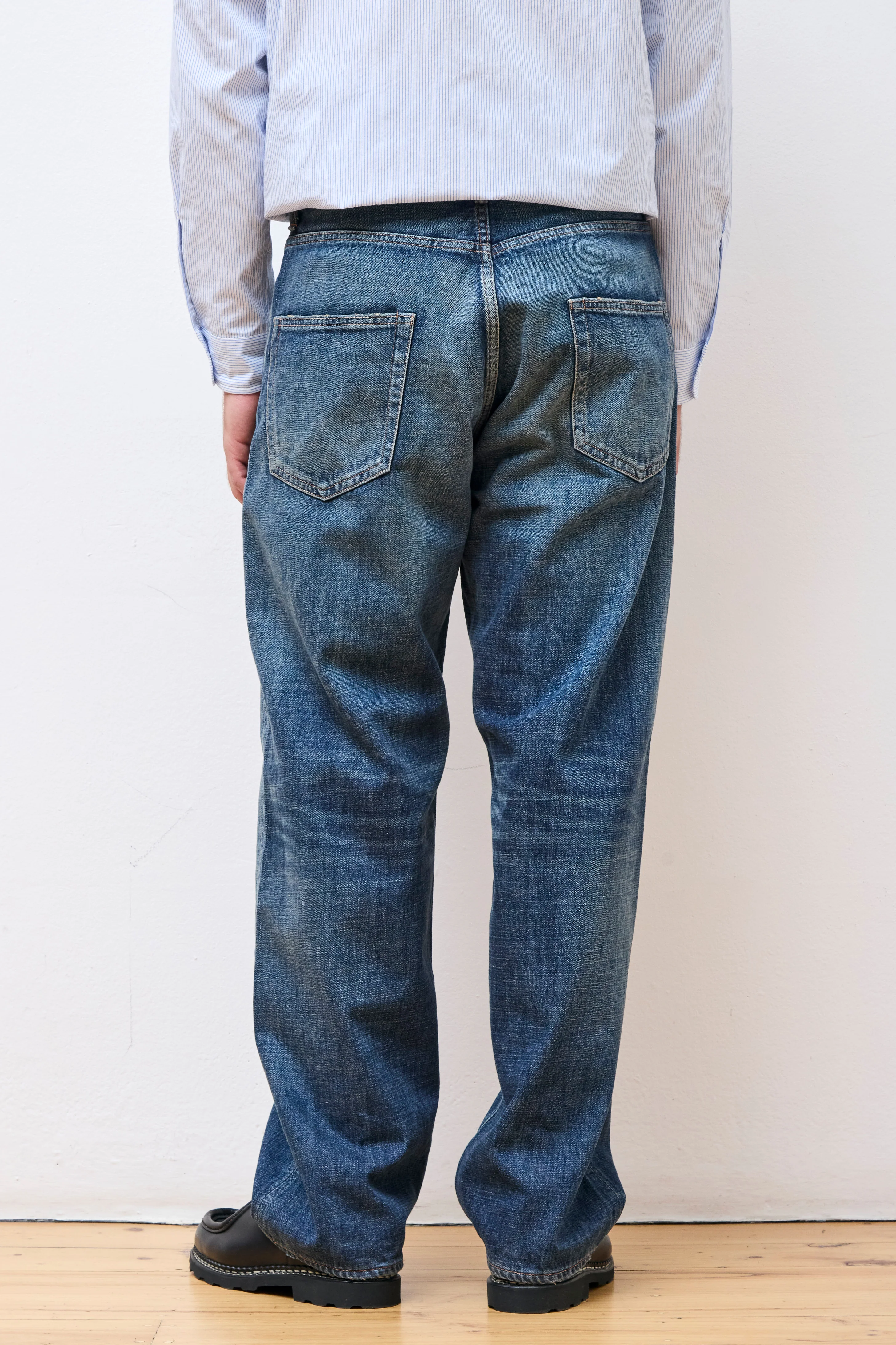 Selvage Denim Pants Vintage Indigo - Image 7