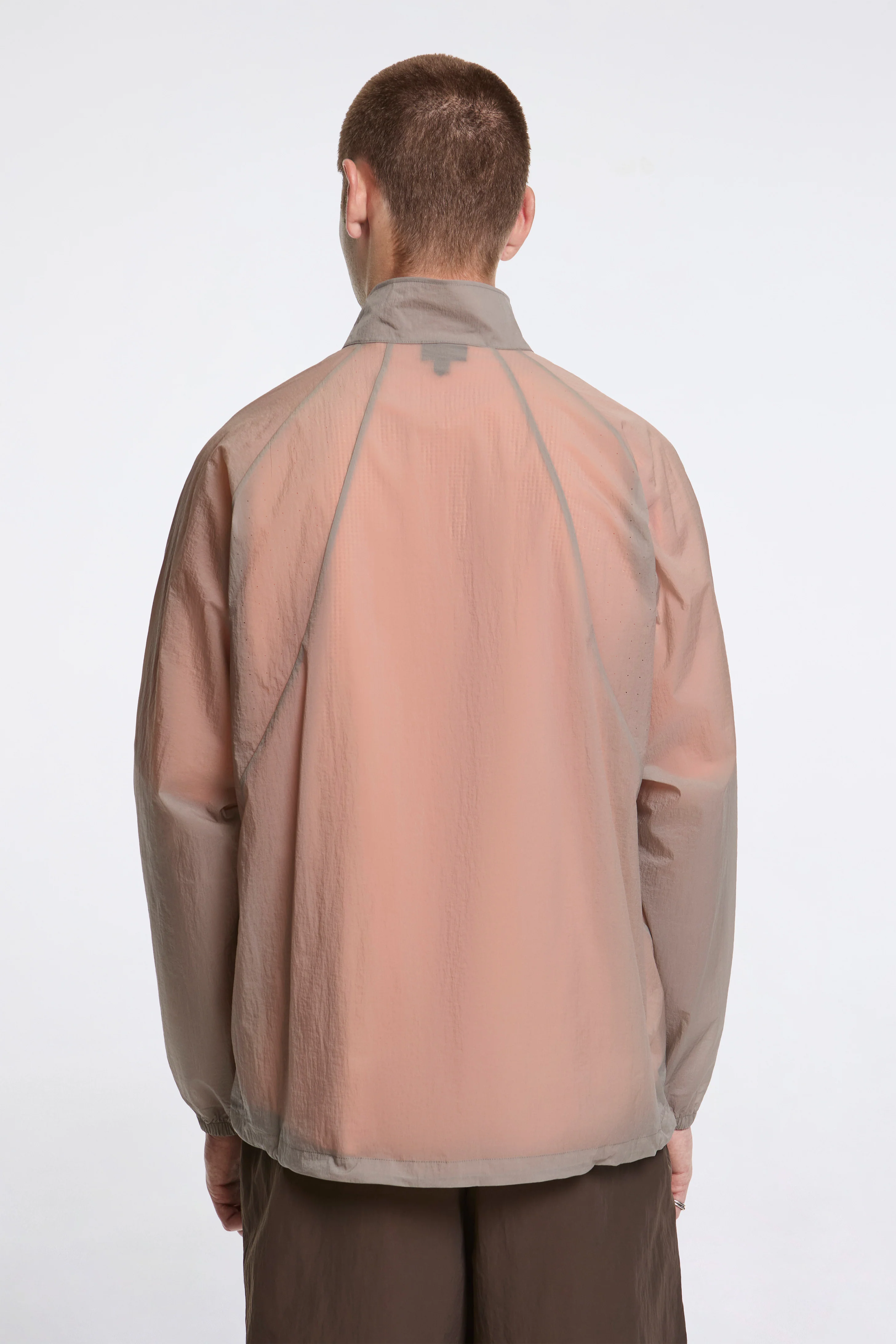 Sheer Nylon Wind Jacket Arid Beige - Image 5