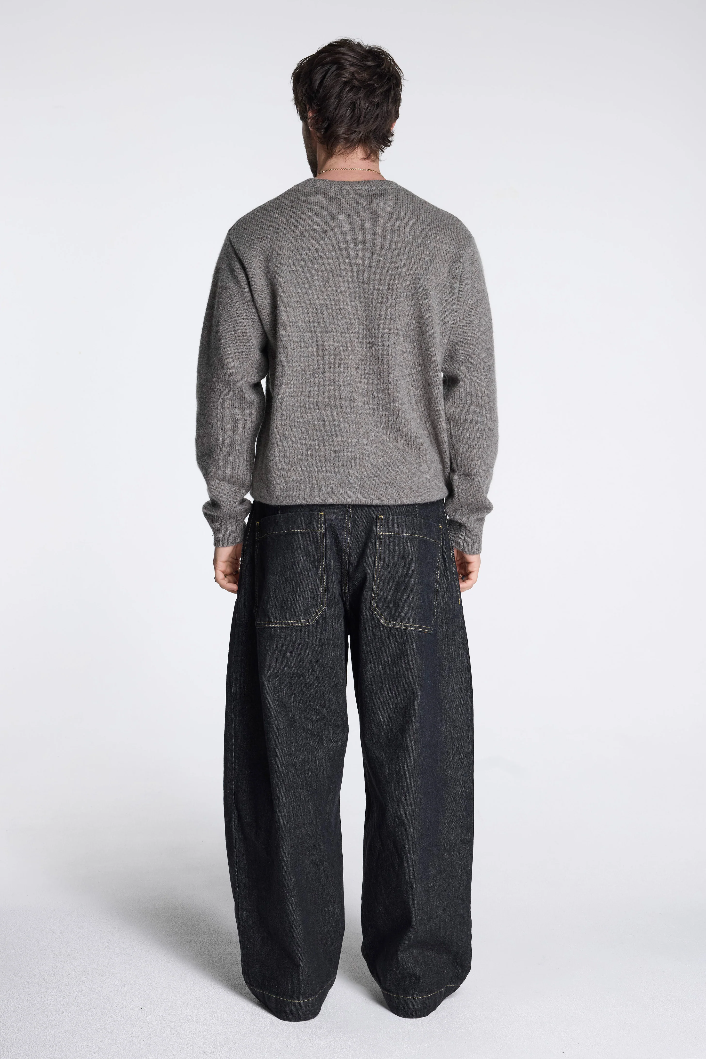 Shetland Wool Crew Stone Heather - Image 7