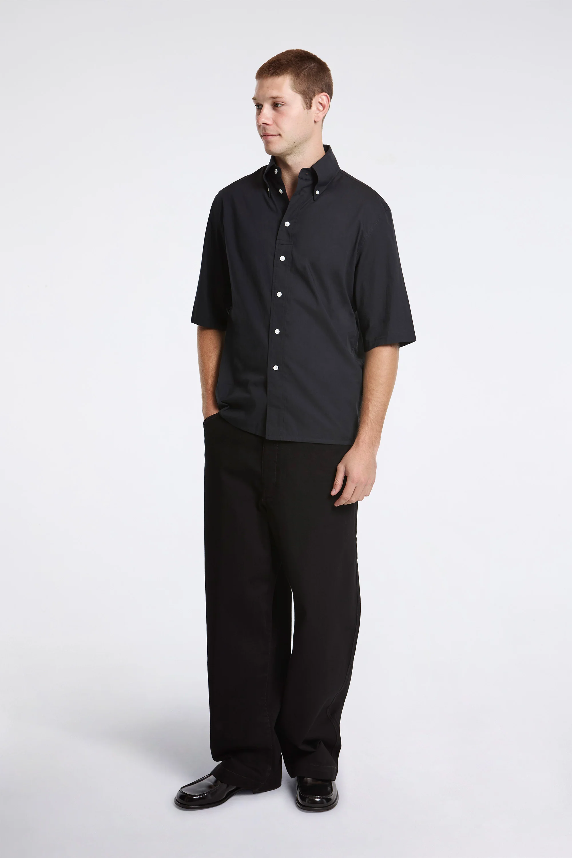 Short Sleeve Shirt Squid Ink - Image 5