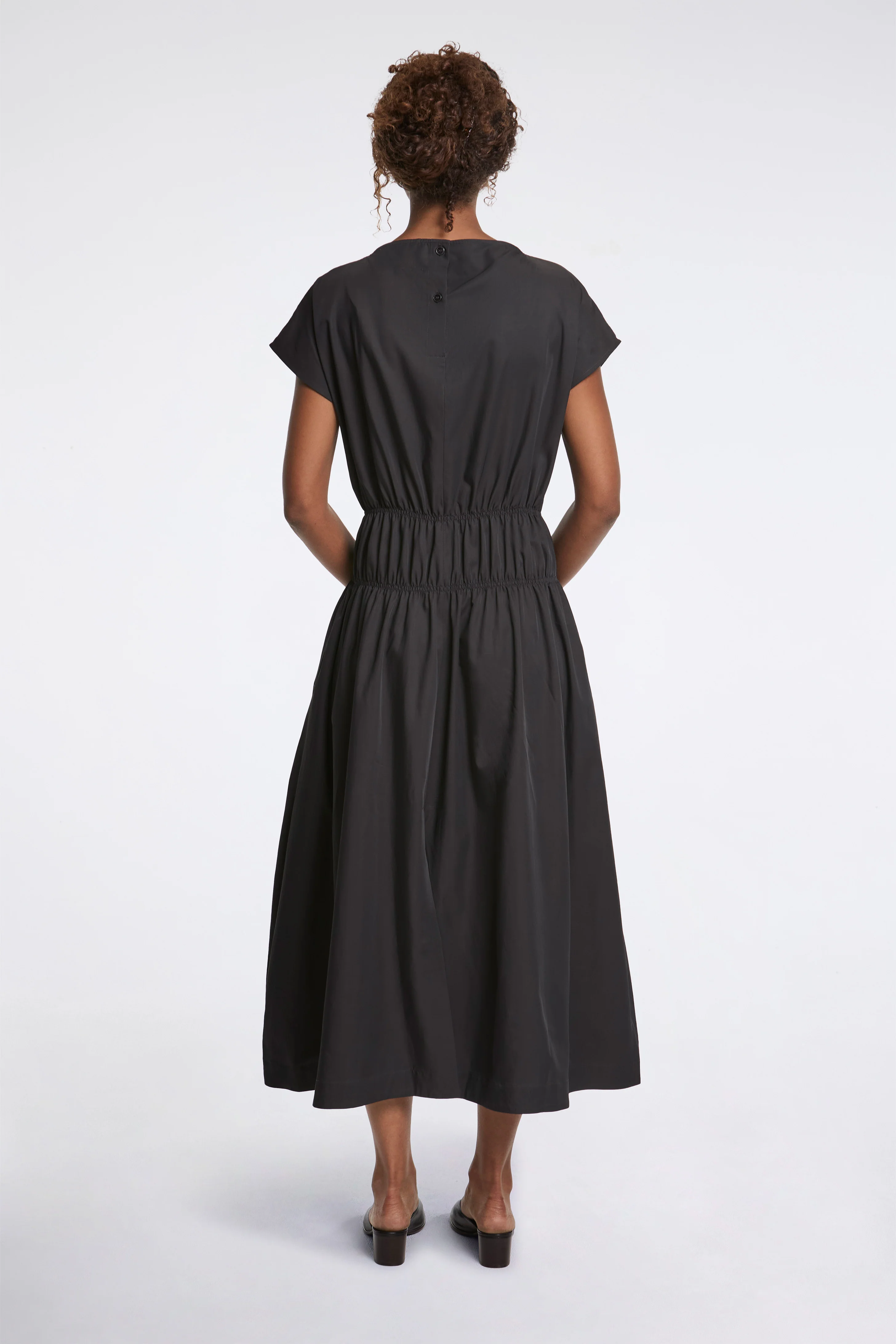 Simos Enzyme Viscose Dress Coal - Image 2