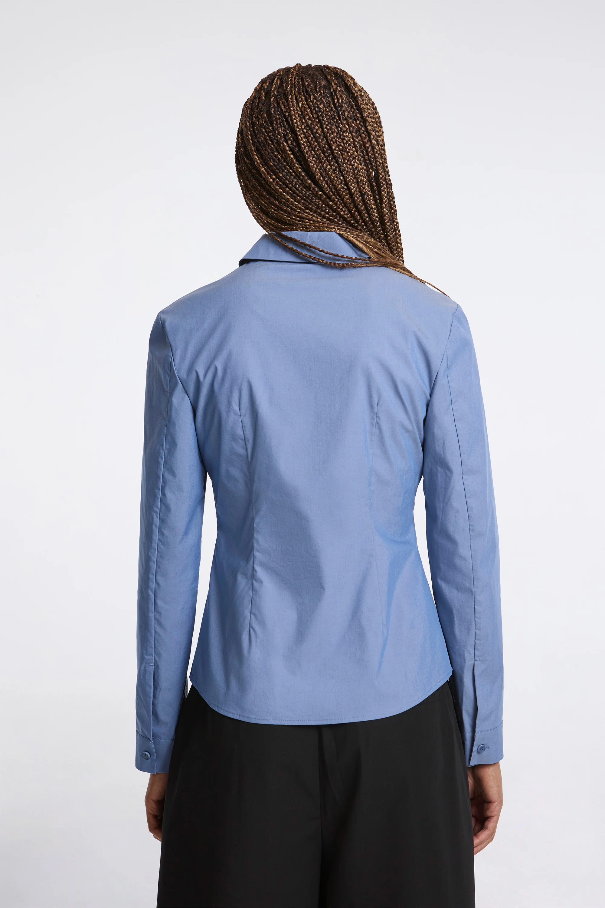 Slim Shirt Blue - Image 5