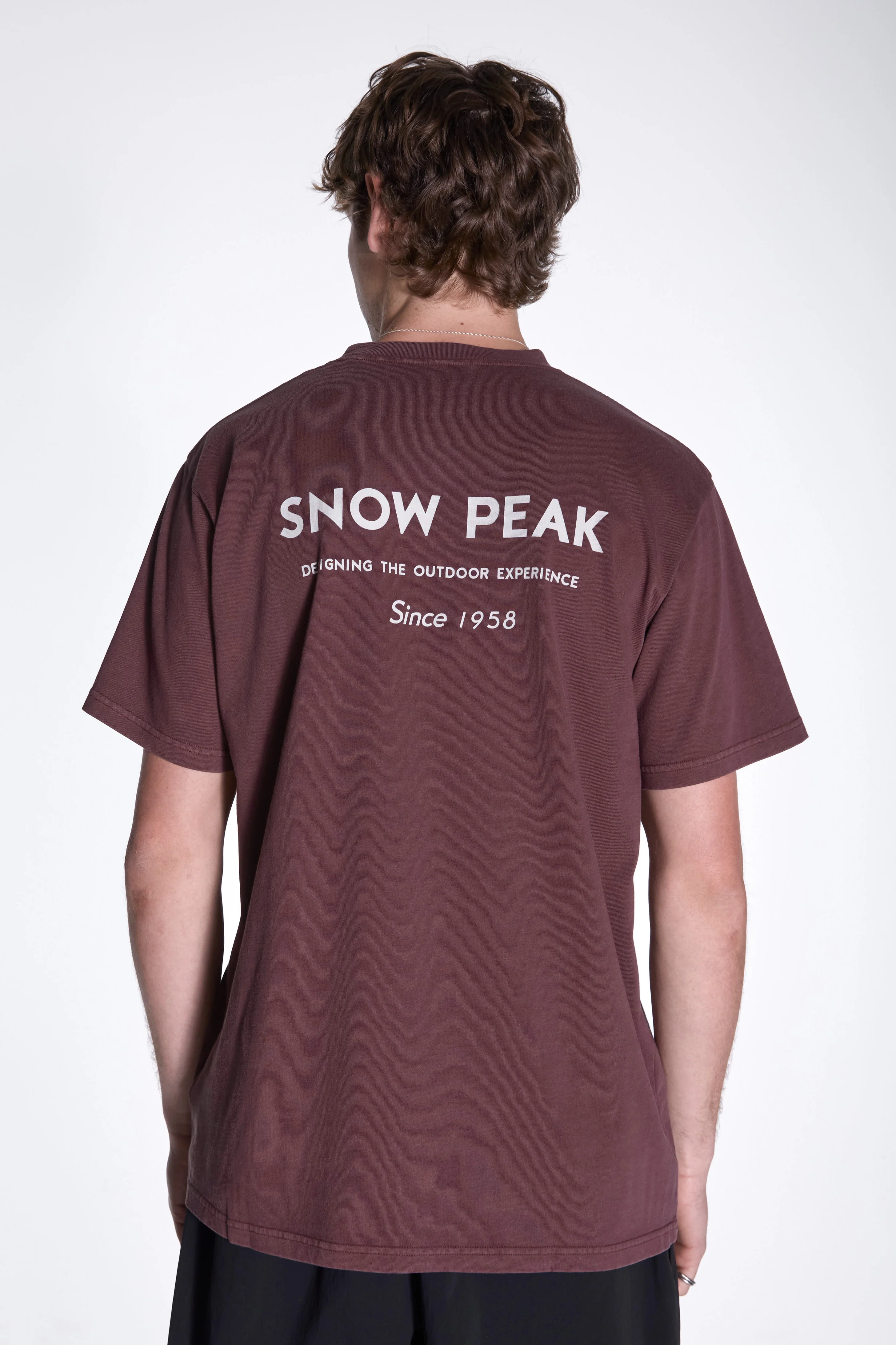 Garment Dyed T-Shirt Burgundy - Image 2