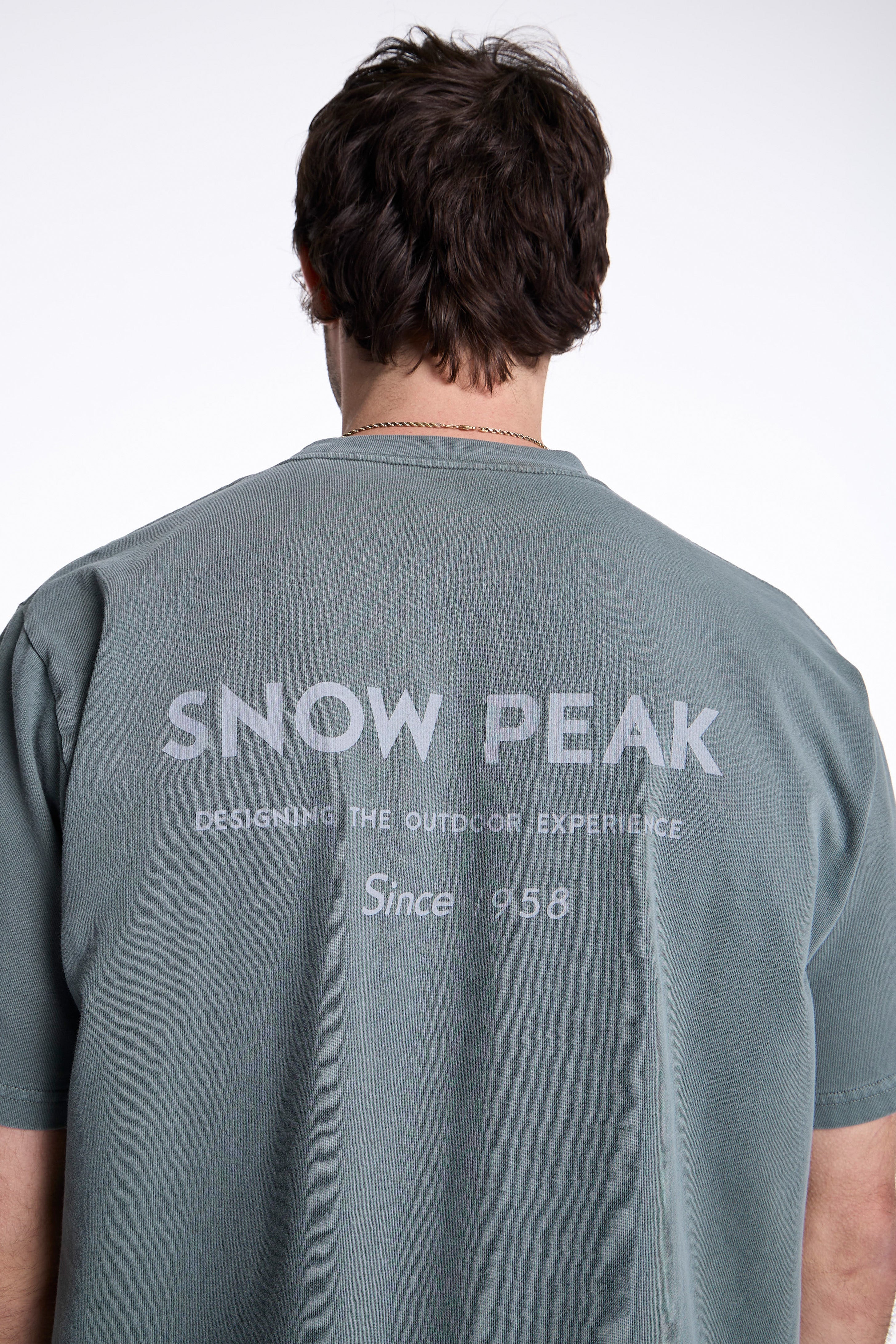 Garment Dyed T-Shirt Dark Green - Image 4
