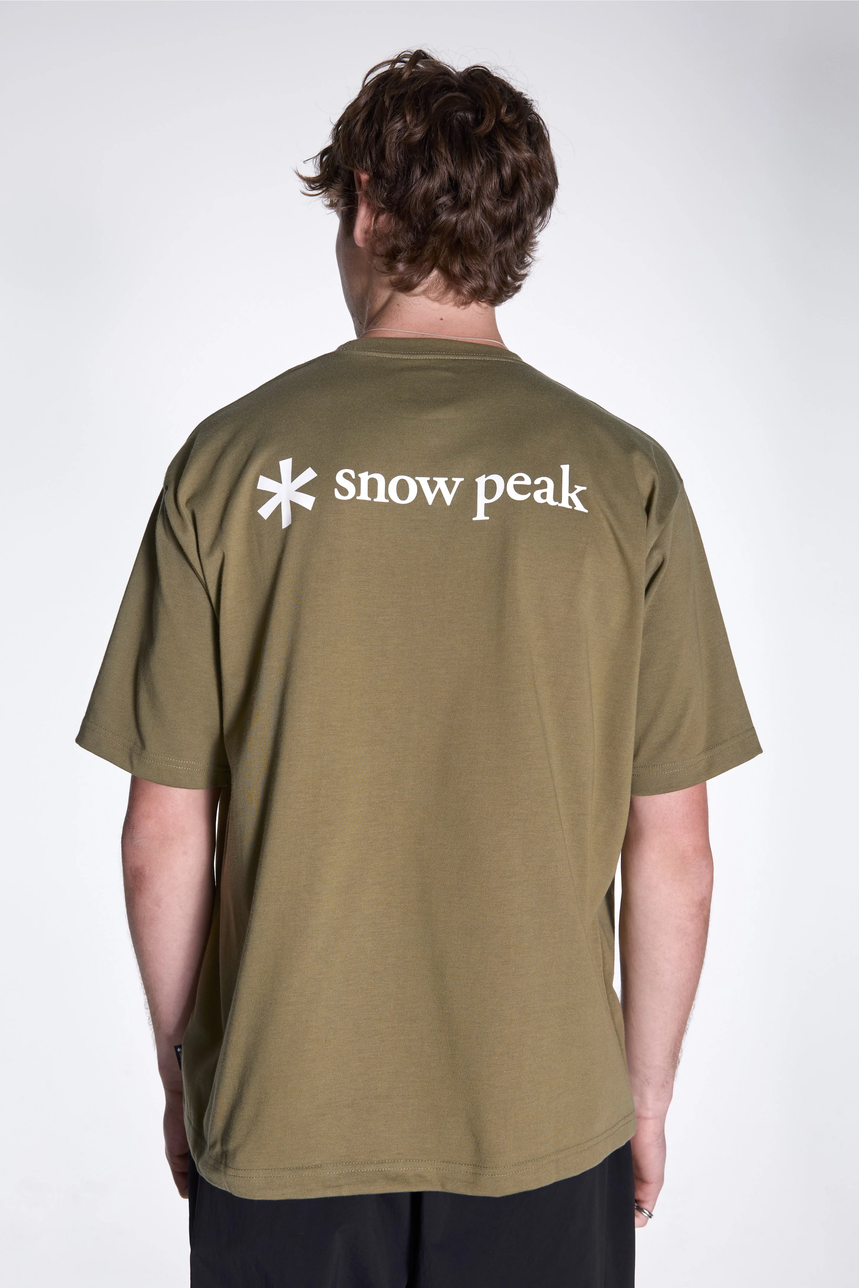 Nsd Back Printed Logo T-Shirt Olive - Image 2