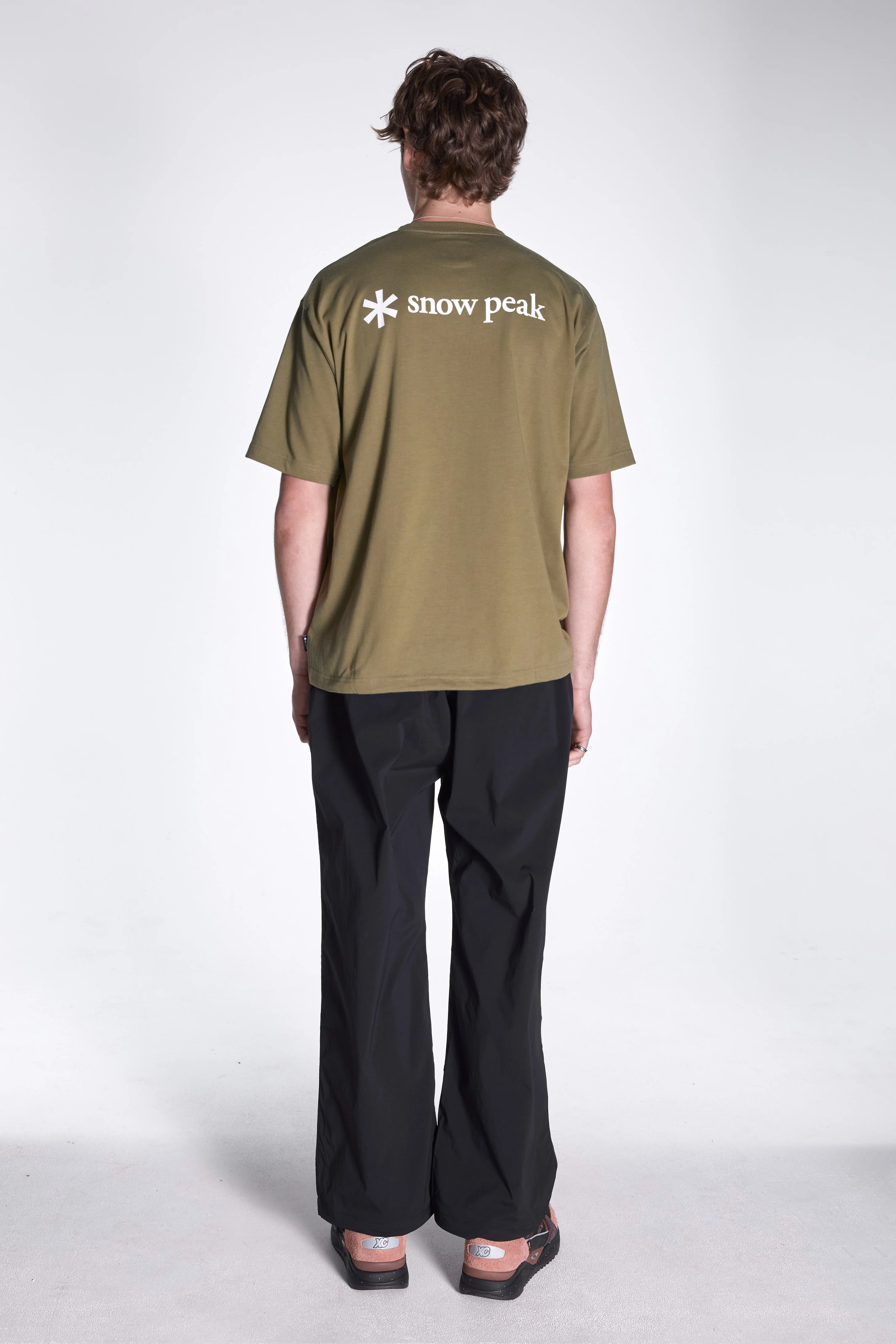 Nsd Back Printed Logo T-Shirt Olive - Image 3