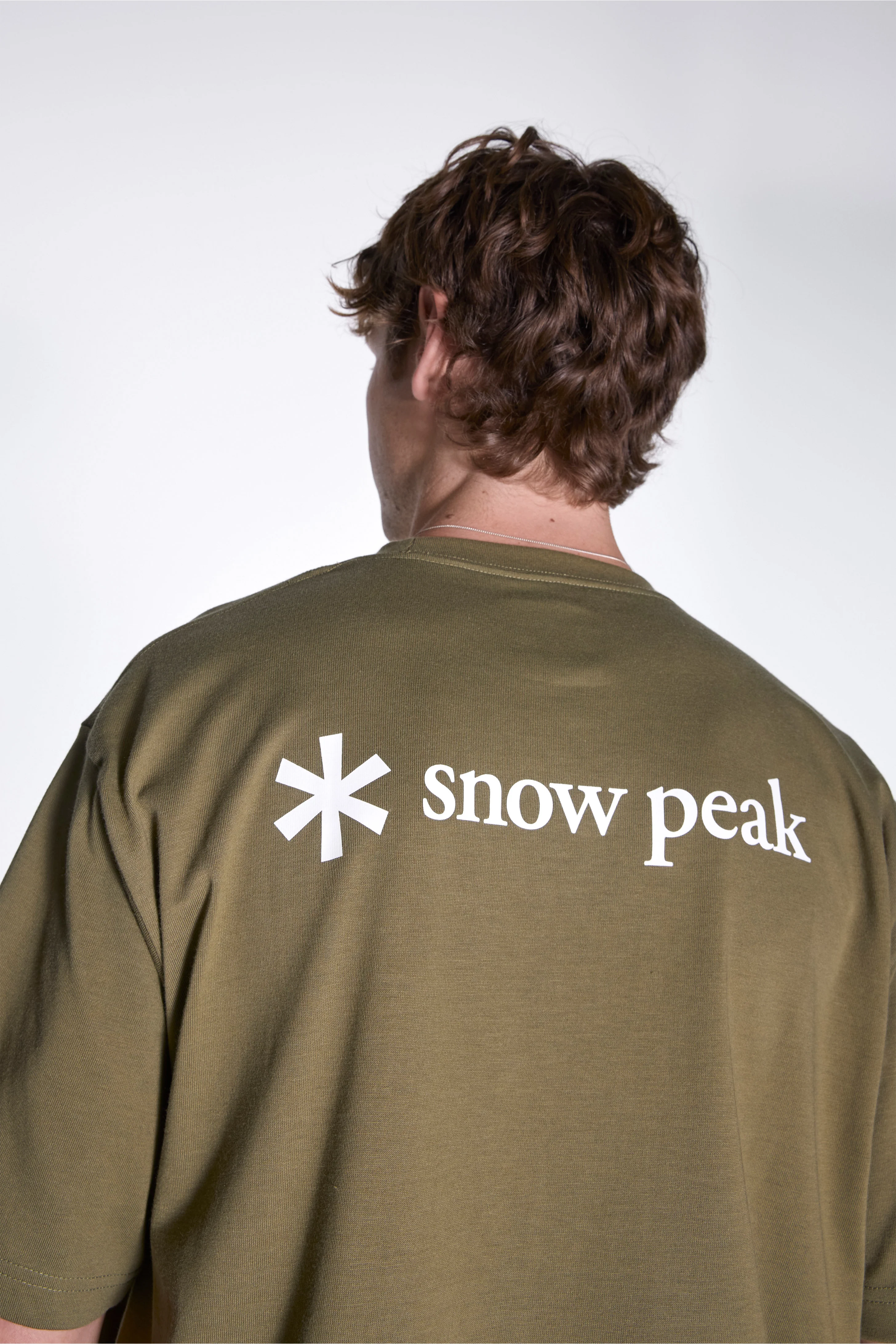 Nsd Back Printed Logo T-Shirt Olive - Image 4