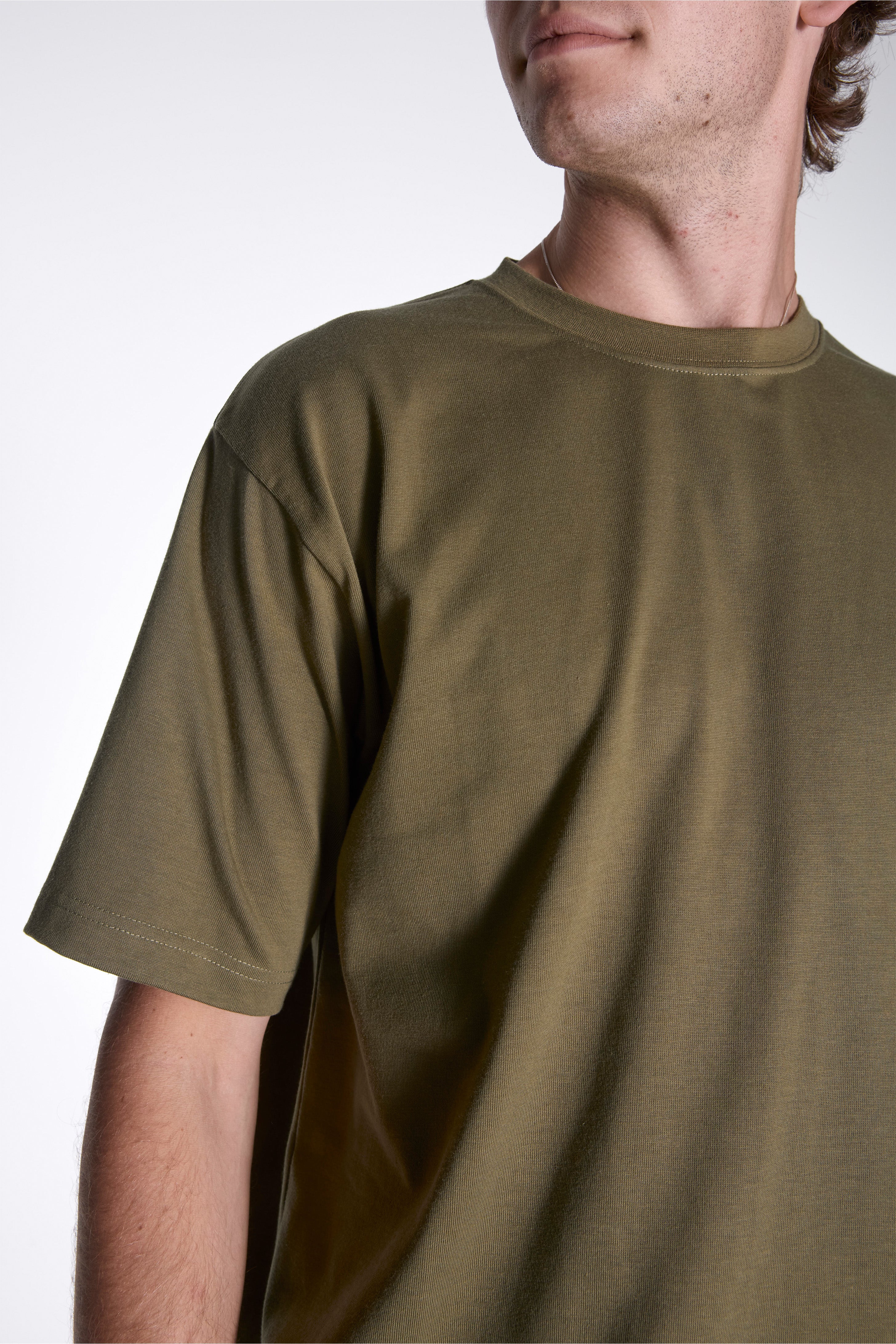 Nsd Back Printed Logo T-Shirt Olive - Image 5