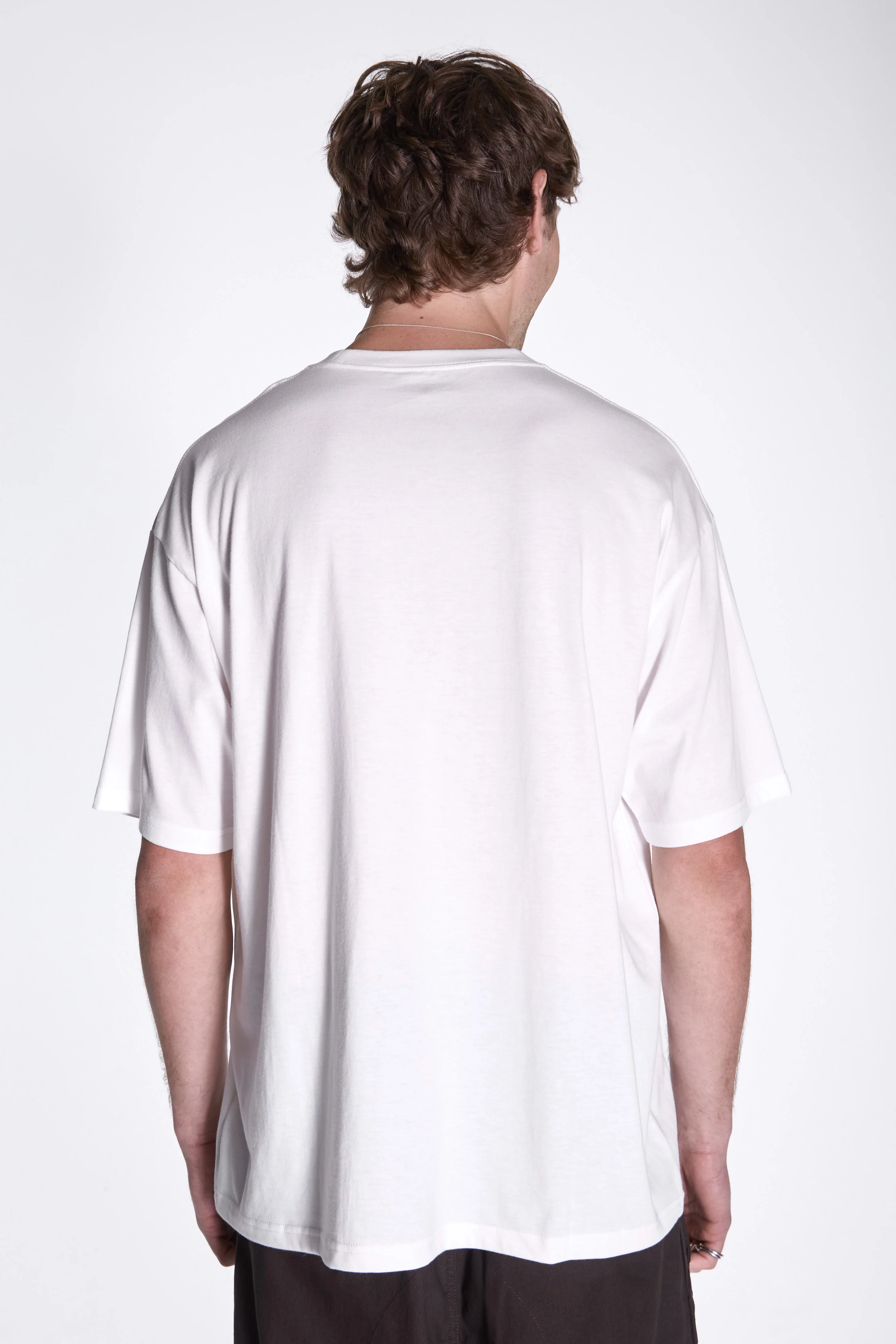 Soft Cotton Relaxed Logo T-Shirt Off White - Image 2