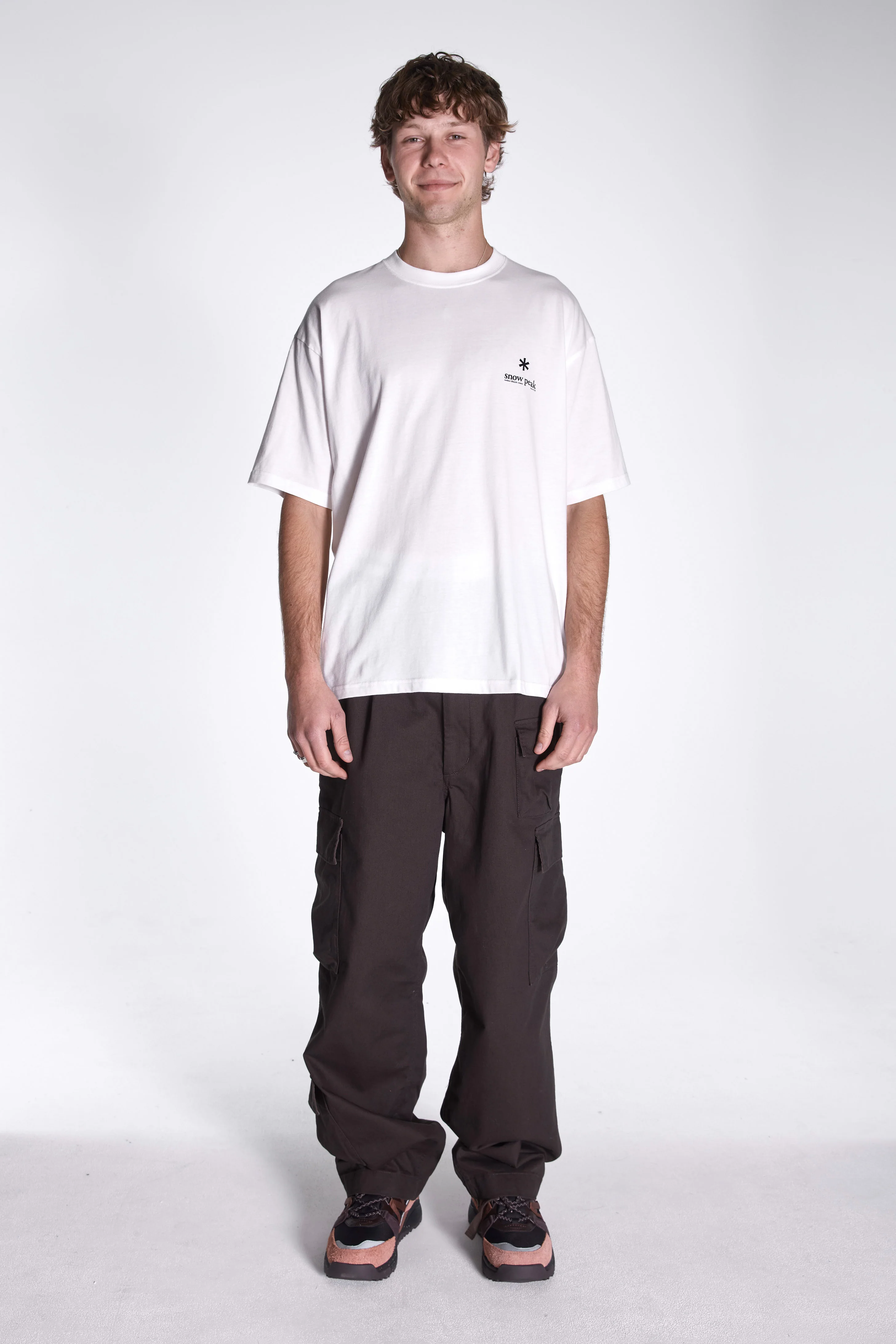 Soft Cotton Relaxed Logo T-Shirt Off White - Image 4