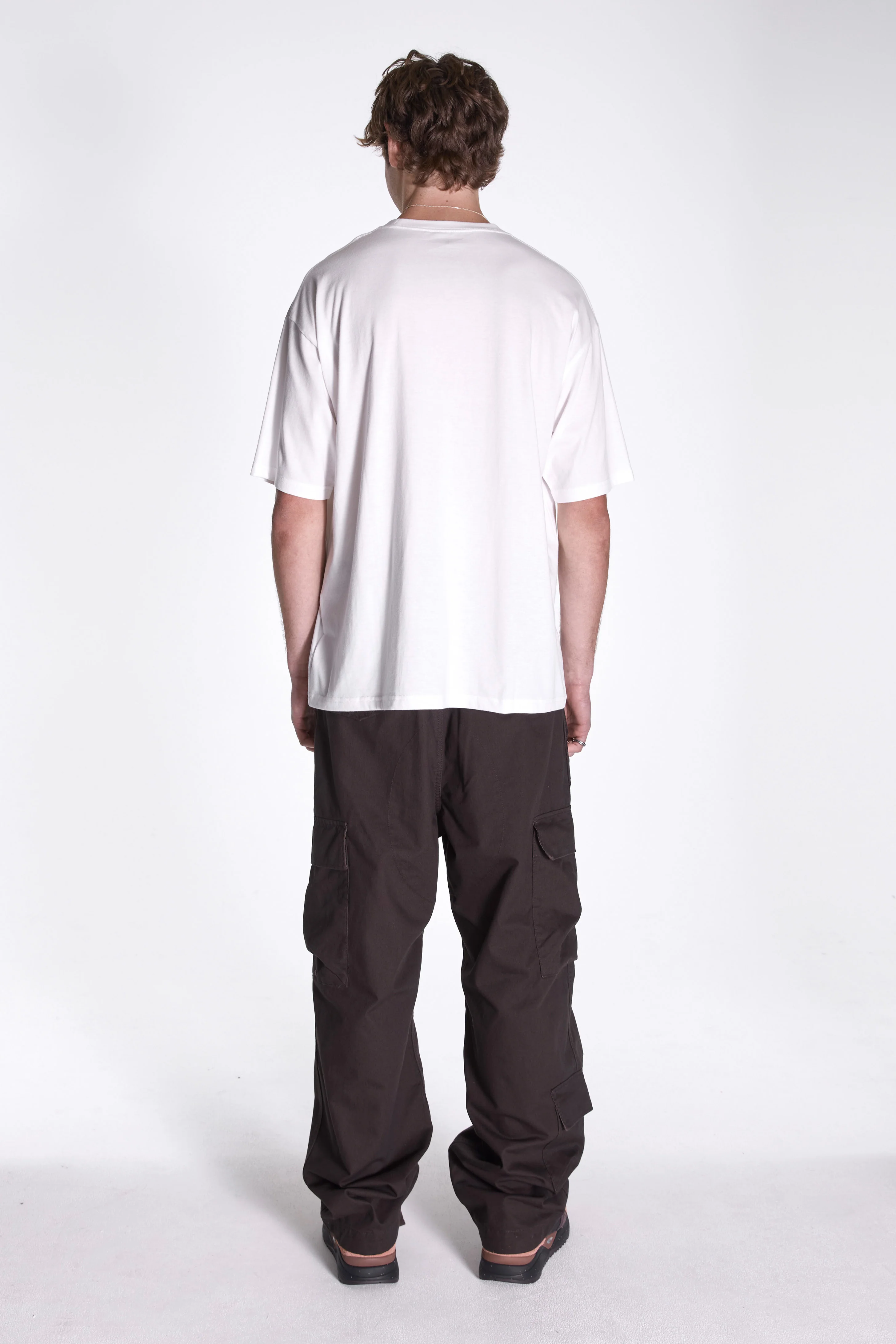 Soft Cotton Relaxed Logo T-Shirt Off White - Image 5